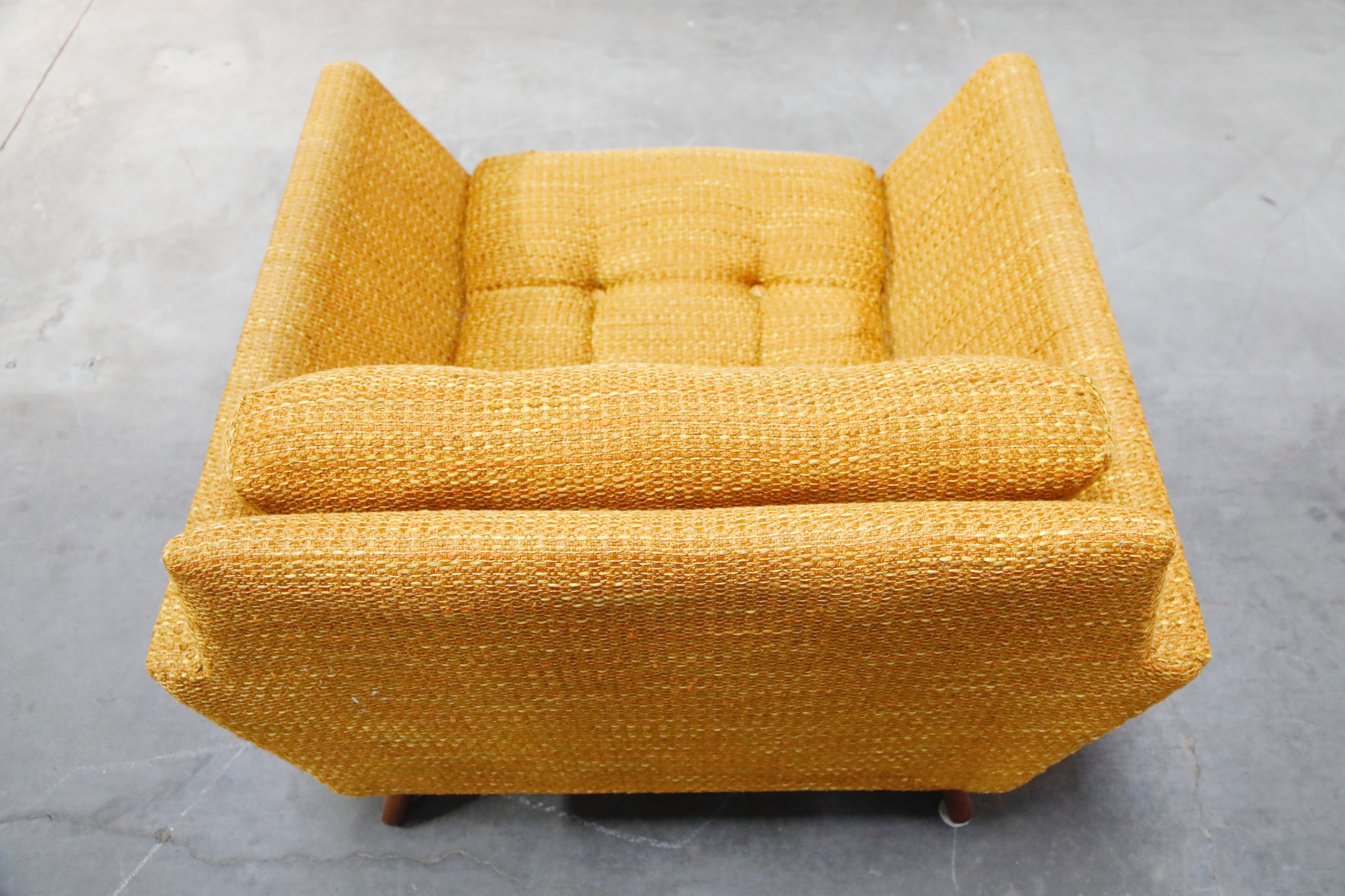 Adrian Pearsall for Craft Associates Sculpted Lounge Chair, circa 1960s, Signed 11
