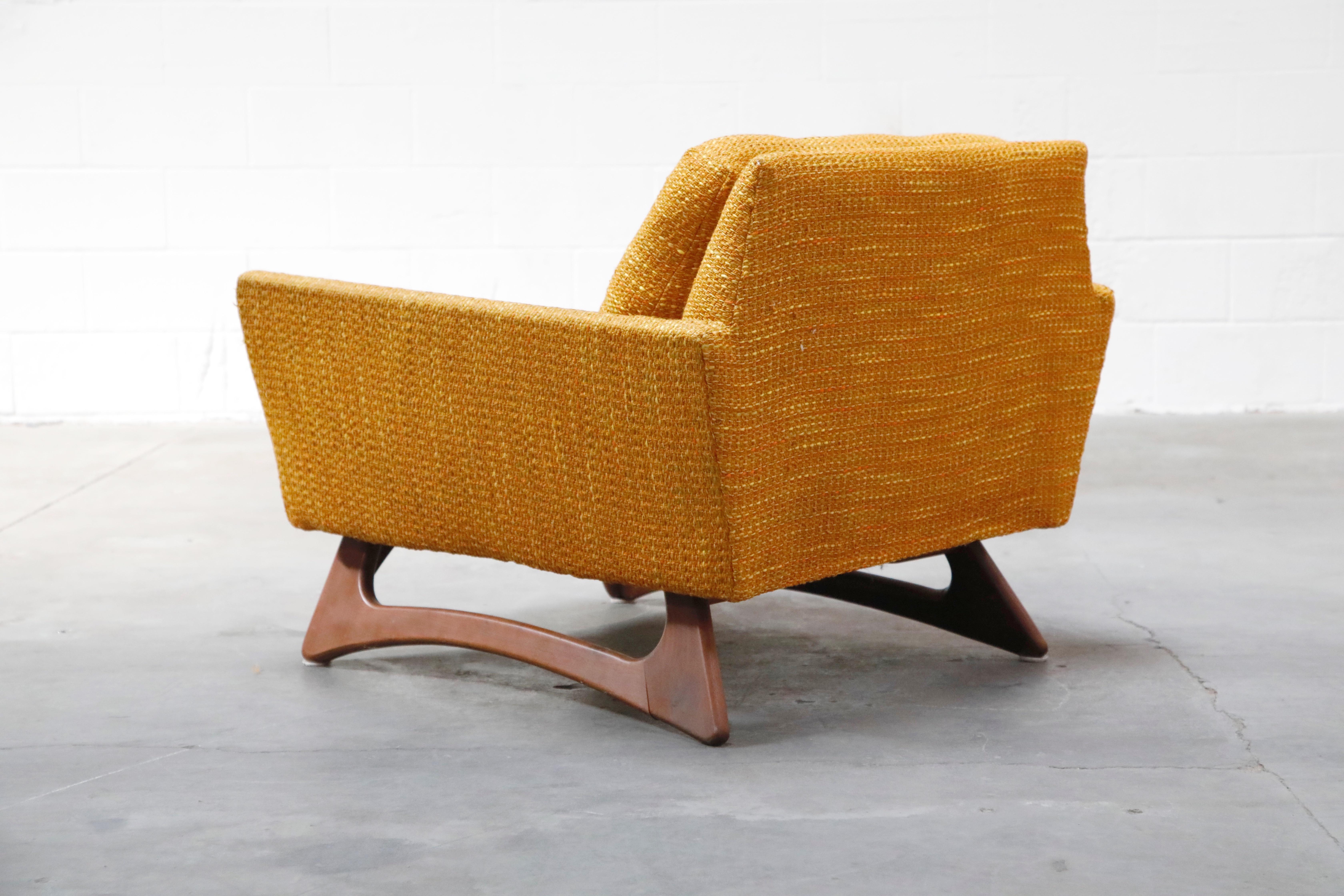 Adrian Pearsall for Craft Associates Sculpted Lounge Chair, circa 1960s, Signed In Good Condition In Los Angeles, CA