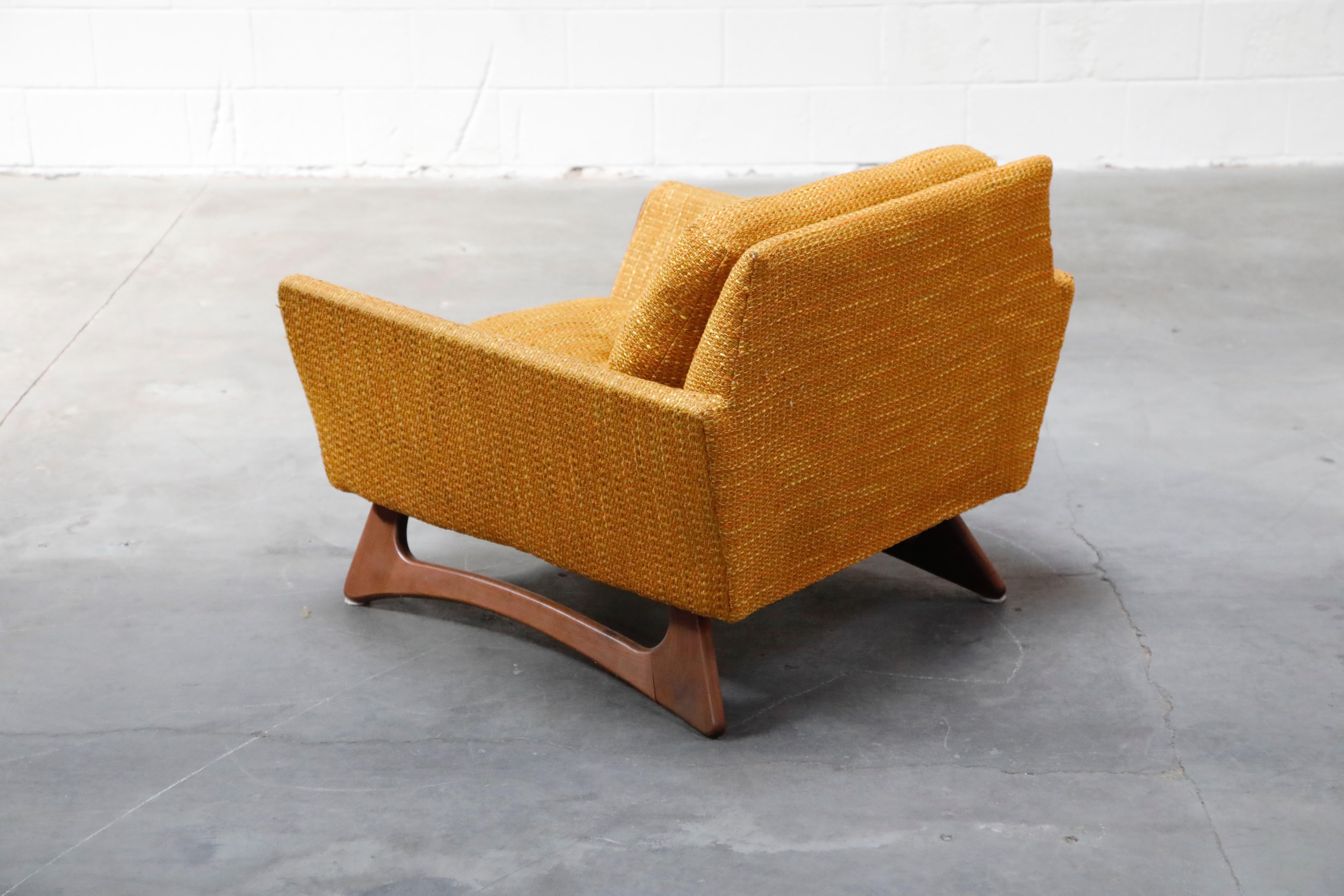Mid-20th Century Adrian Pearsall for Craft Associates Sculpted Lounge Chair, circa 1960s, Signed