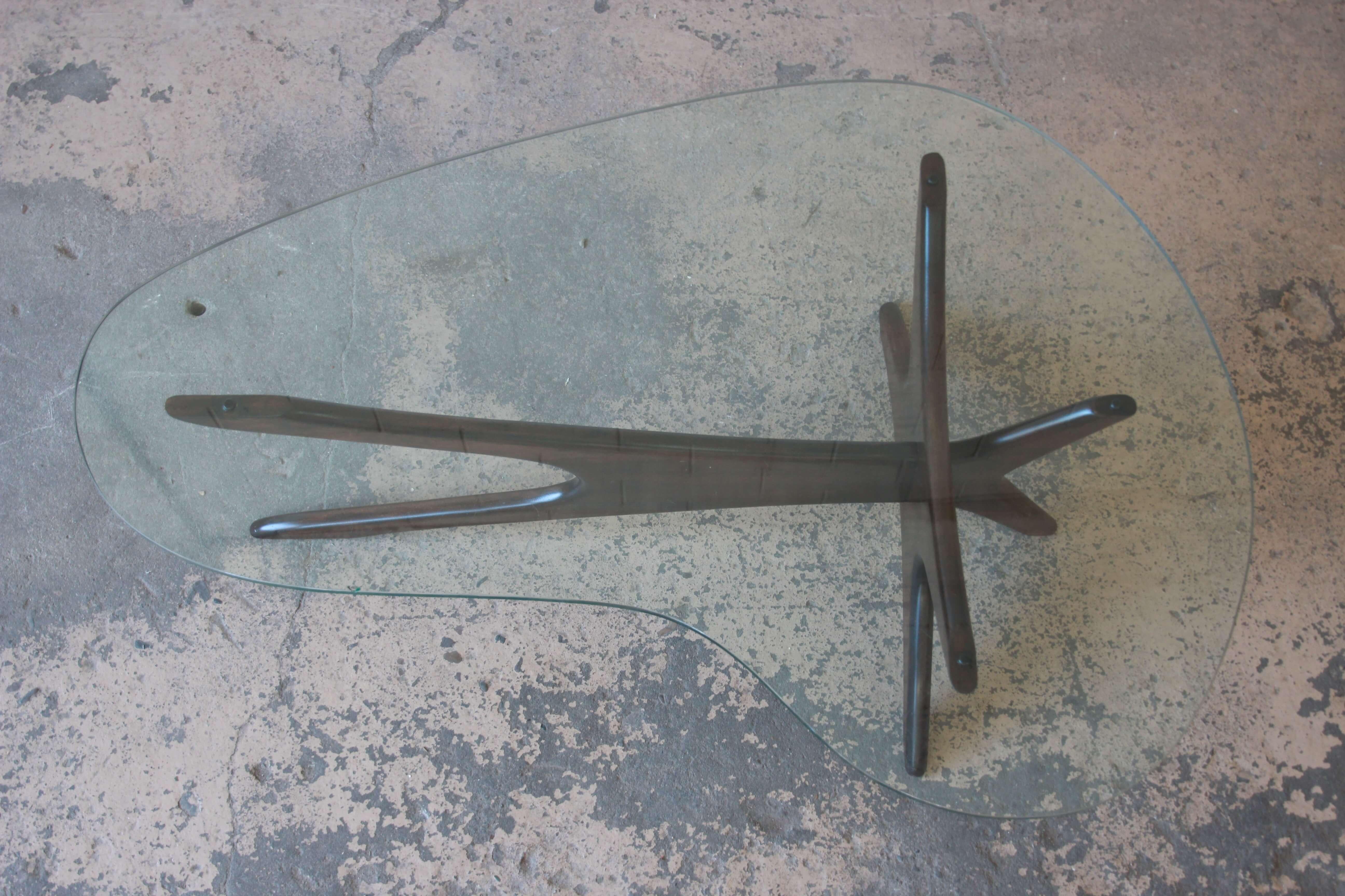 Mid-20th Century Adrian Pearsall for Craft Associates Sculpted Walnut Coffee Table