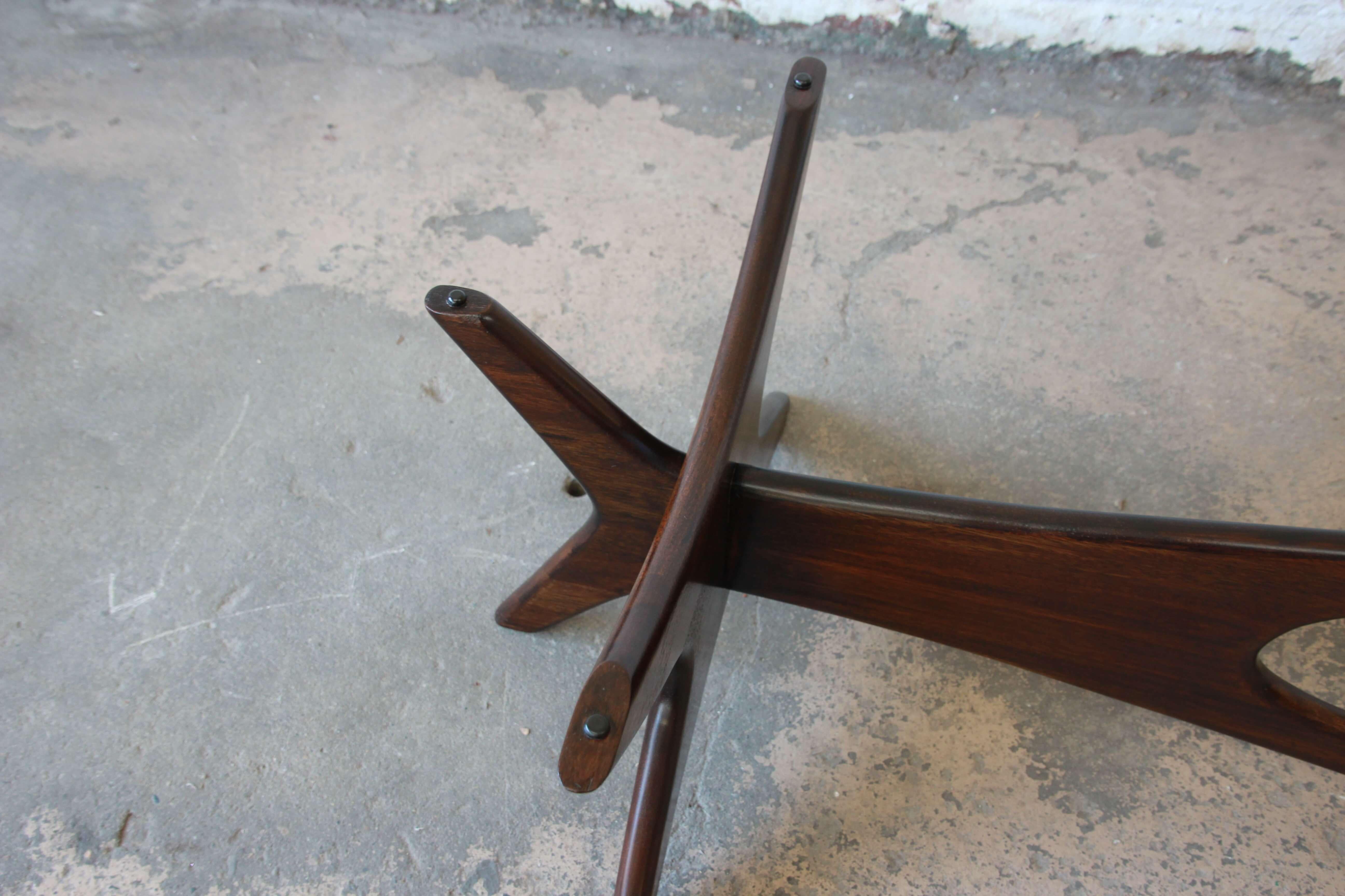 Adrian Pearsall for Craft Associates Sculpted Walnut Coffee Table 2