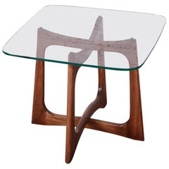 Adrian Pearsall for Craft Associates Sculpted Walnut Side Table, 1960s