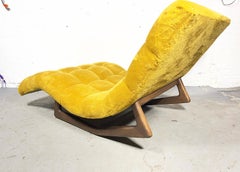 Adrian Pearsall for Craft Associates Sculptural Rocking Wave-Form Chaise Lounge