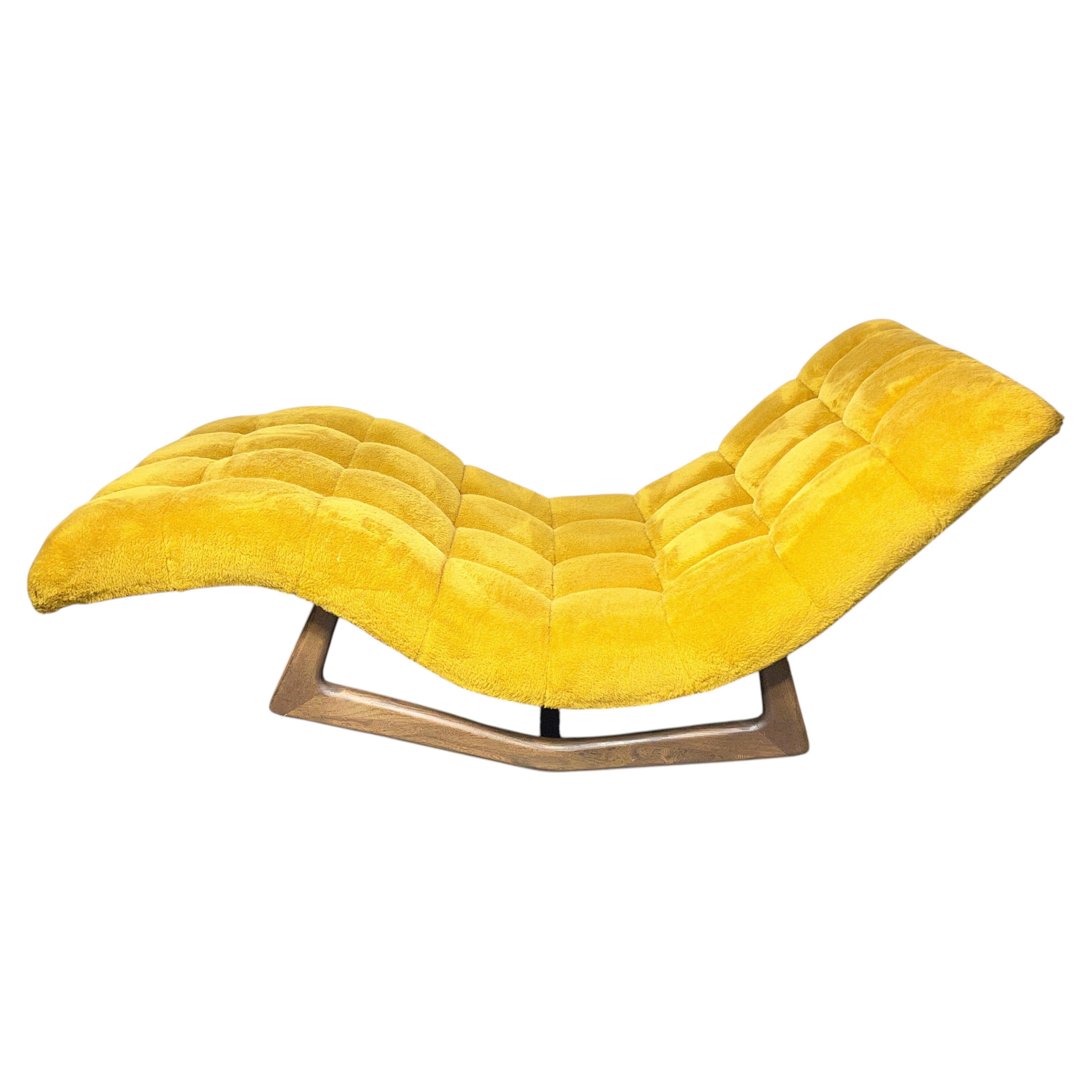 Adrian Pearsall for Craft Associates Sculptural Rocking Wave-Form Chaise Lounge