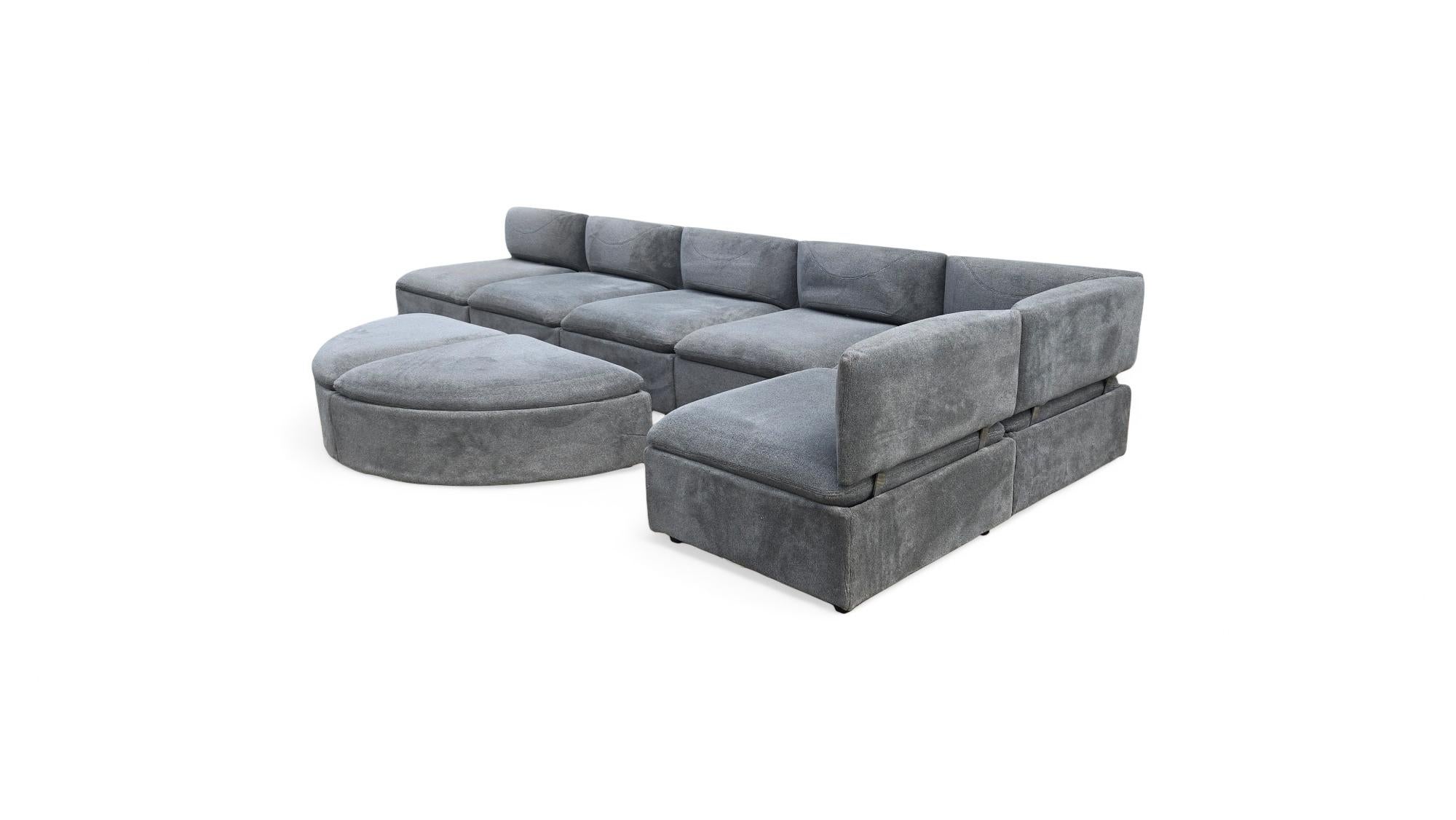 Mid-Century Modern Adrian Pearsall pour Craft Associates Canapé sectionnel en vente