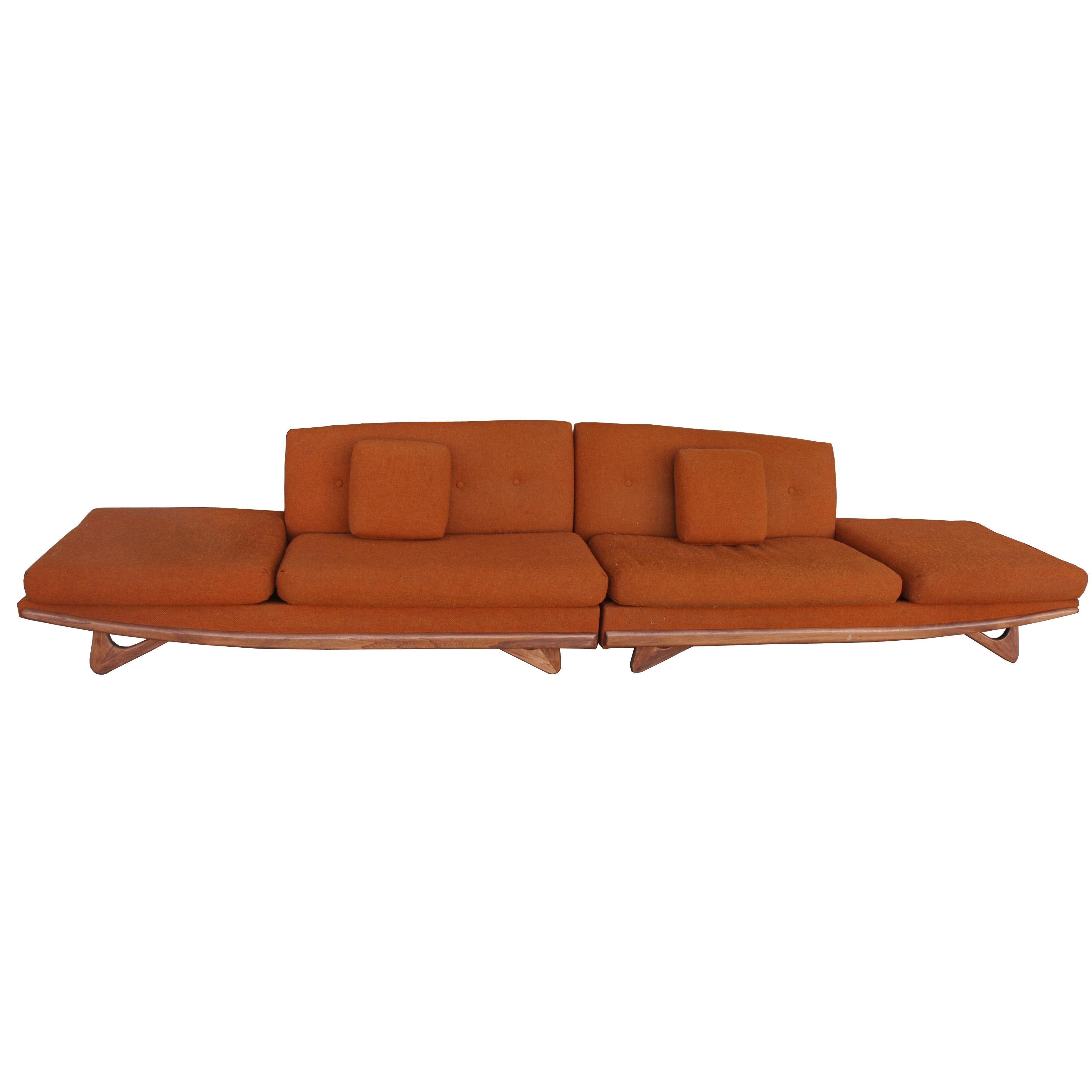 American Adrian Pearsall For Craft Associates Sectional Sofa  For Sale