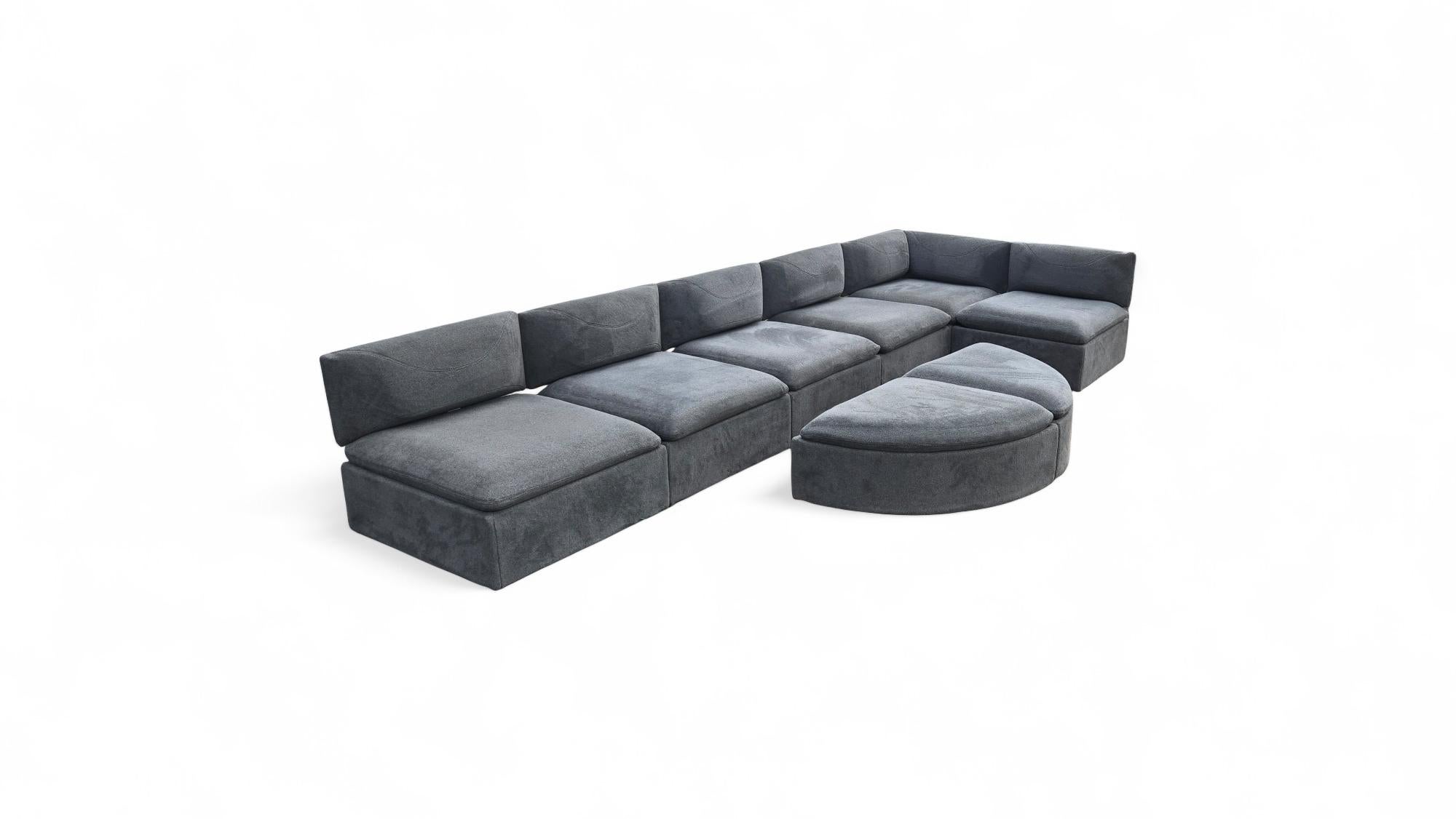 Tissu d'ameublement Adrian Pearsall pour Craft Associates Canapé sectionnel en vente