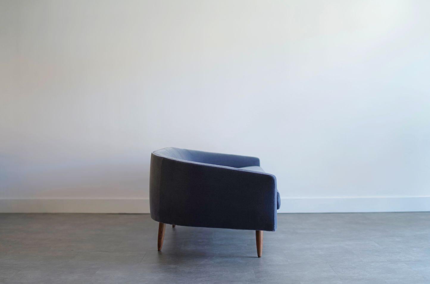 Americano Adrian Pearsall per Craft Associates Divano in mohair, C.C. anni '50 in vendita
