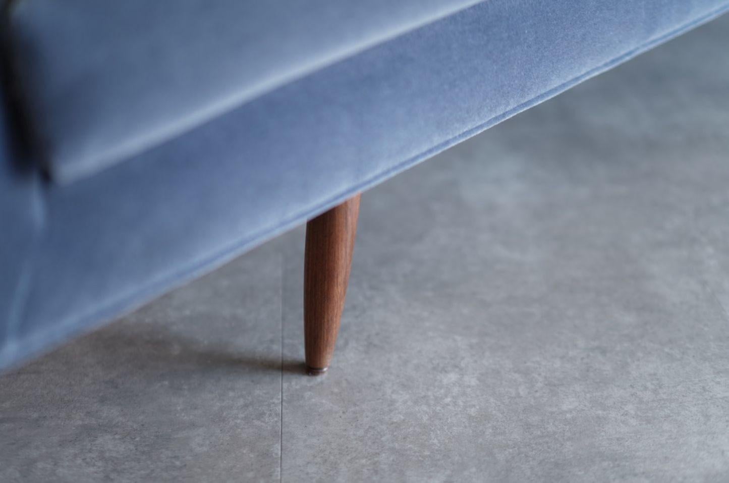 XX secolo Adrian Pearsall per Craft Associates Divano in mohair, C.C. anni '50 in vendita