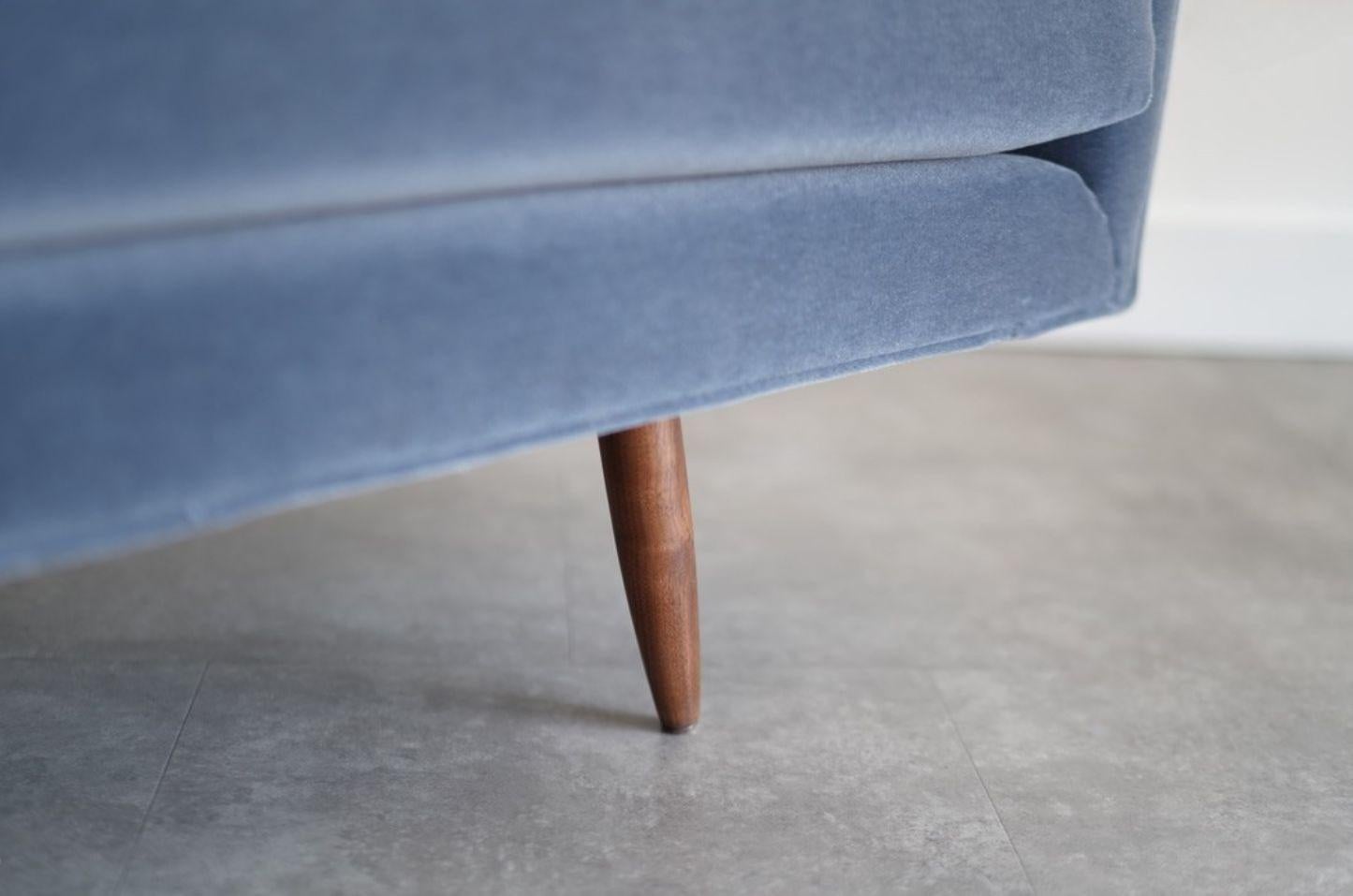 Mohair Adrian Pearsall per Craft Associates Divano in mohair, C.C. anni '50 in vendita