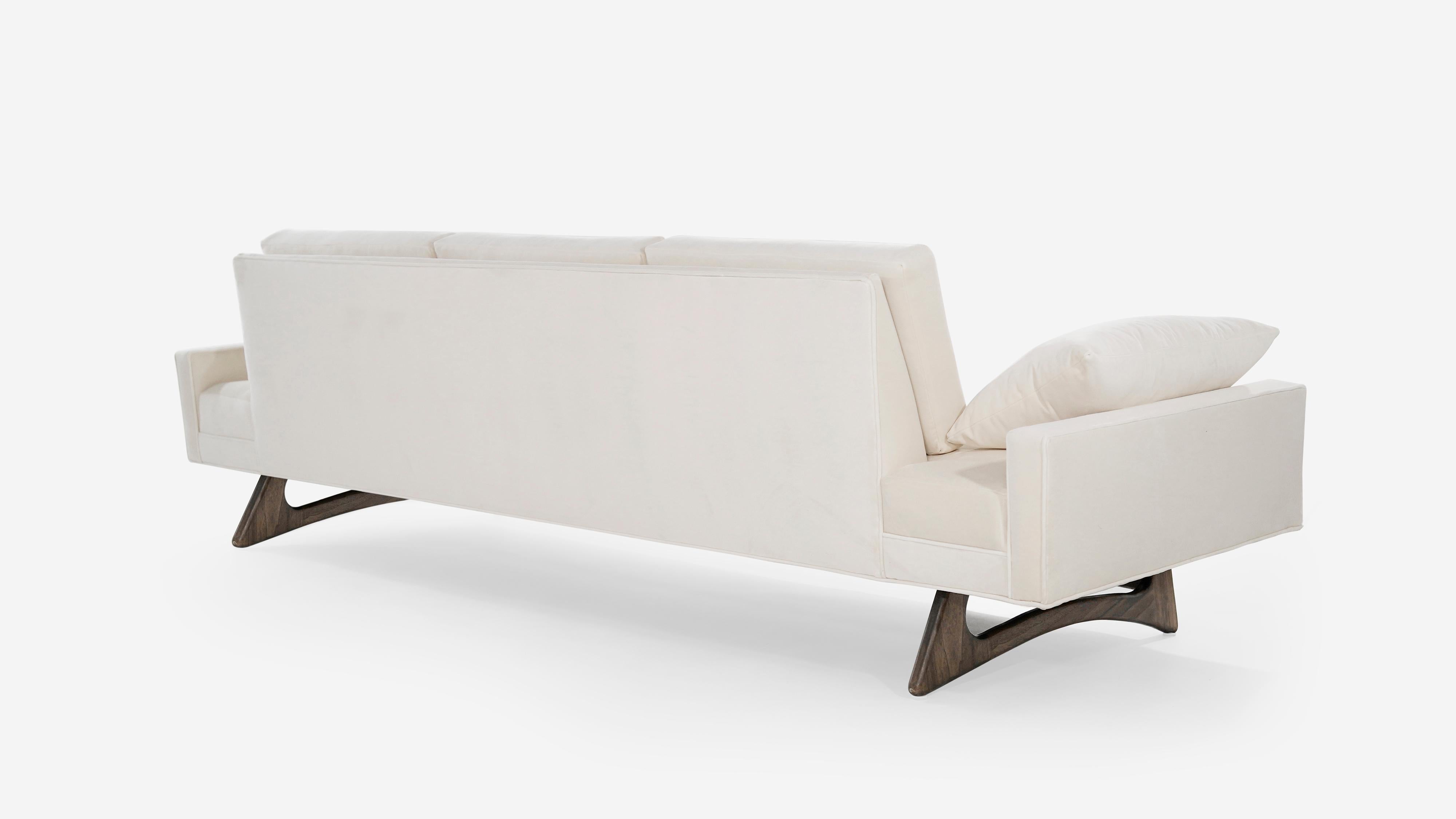 20th Century Adrian Pearsall for Craft Associates Gondola Sofa, Model 2408