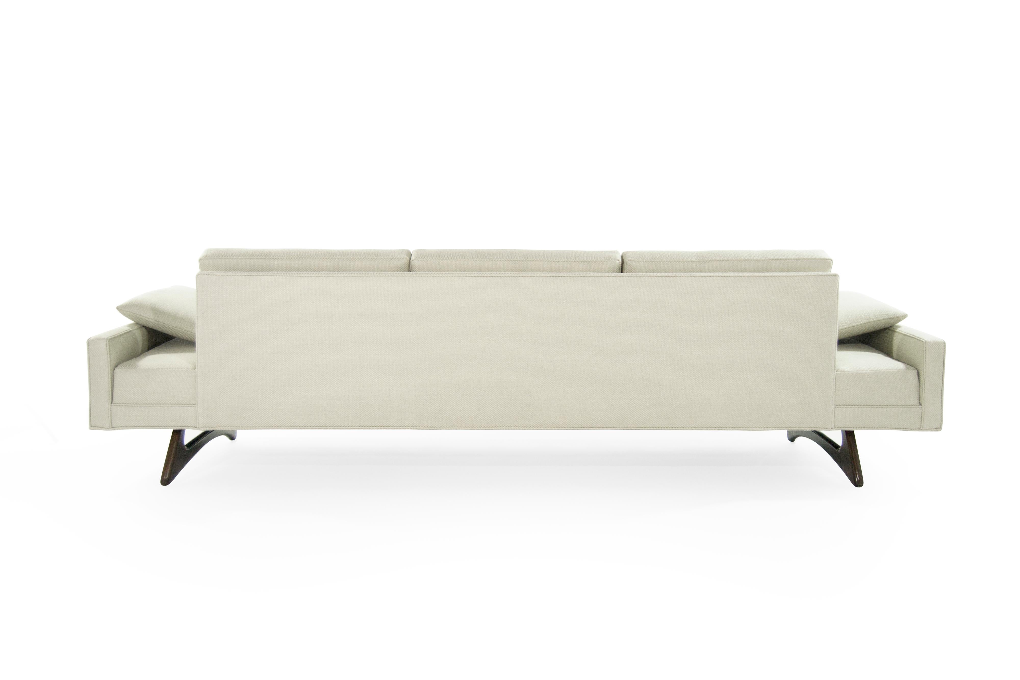 20th Century Adrian Pearsall for Craft Associates Sofa, Model 2408