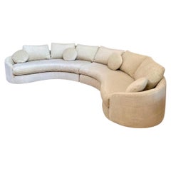 Adrian Pearsall for Craft Associates Two-Piece Curved Sectional