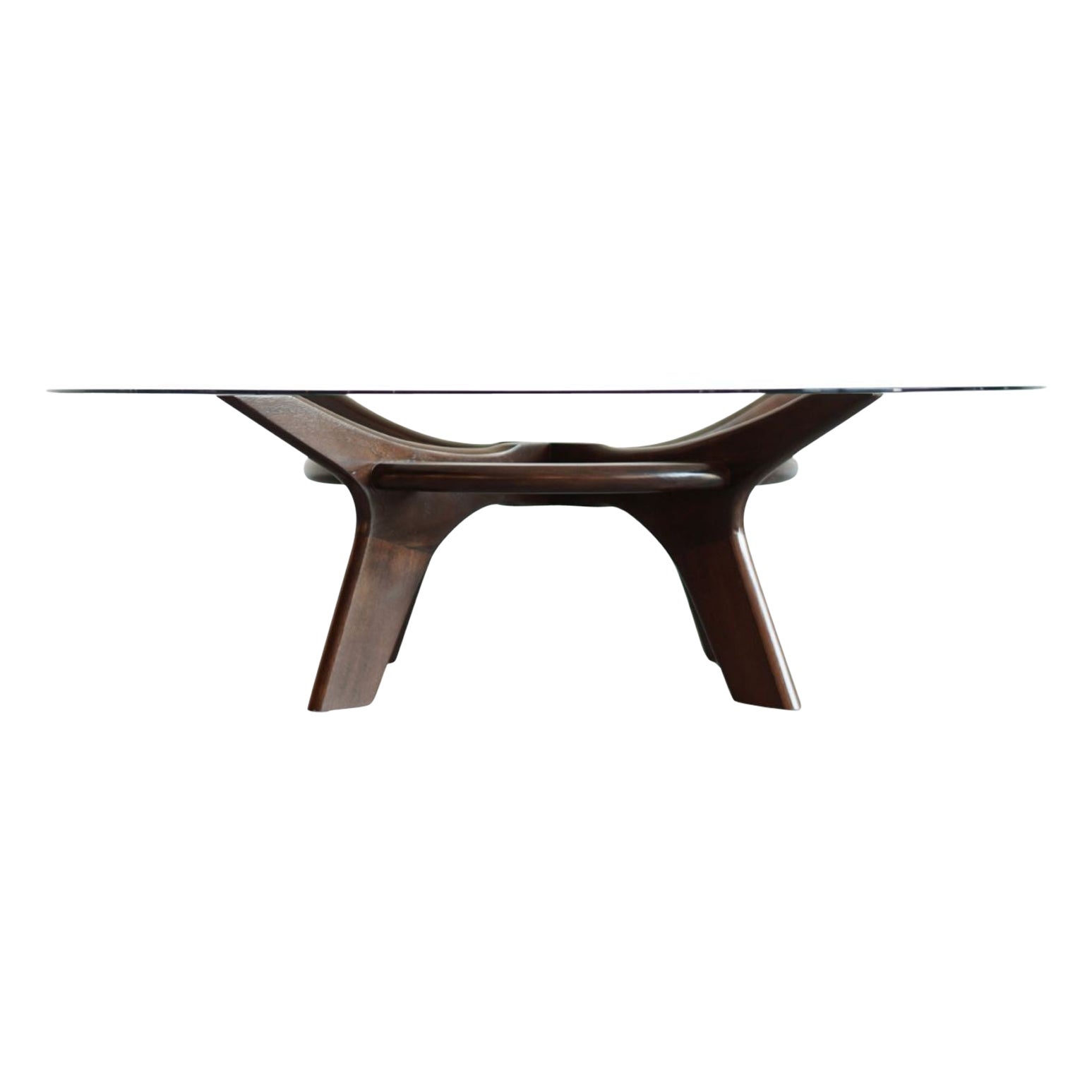 Adrian Pearsall for Craft Associates Walnut Coffee Table, C. 1950s For Sale