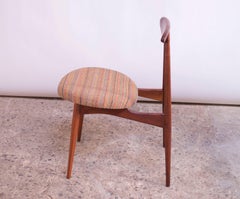 Adrian Pearsall per Craft Associates Sedia da scrivania o da salotto in noce Modello #909