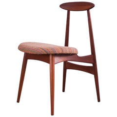 Adrian Pearsall for Craft Associates Walnut Desk or Accent Chair Model #909