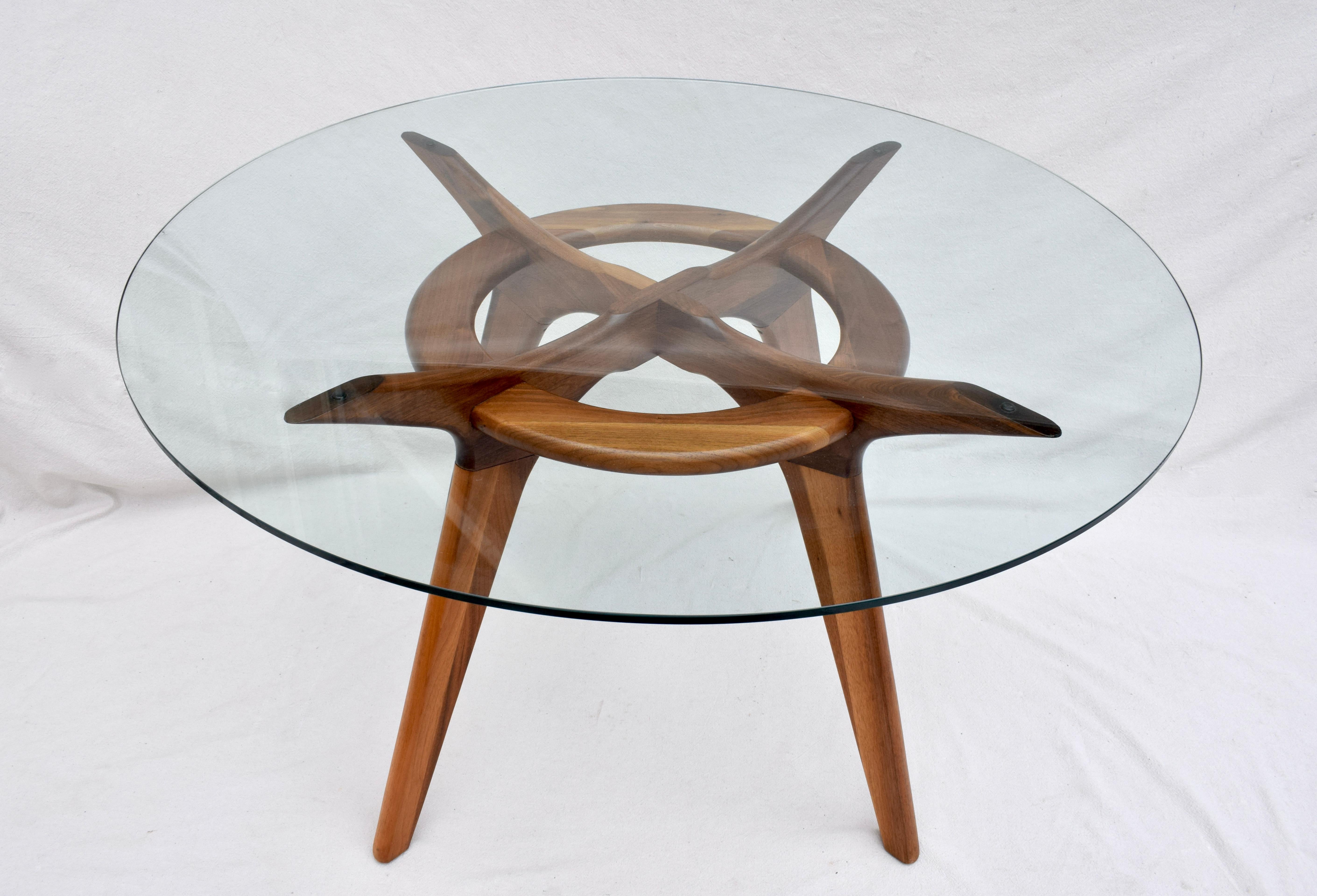 Adrian Pearsall for Craft Associates Walnut Dining Table, 1960s 3