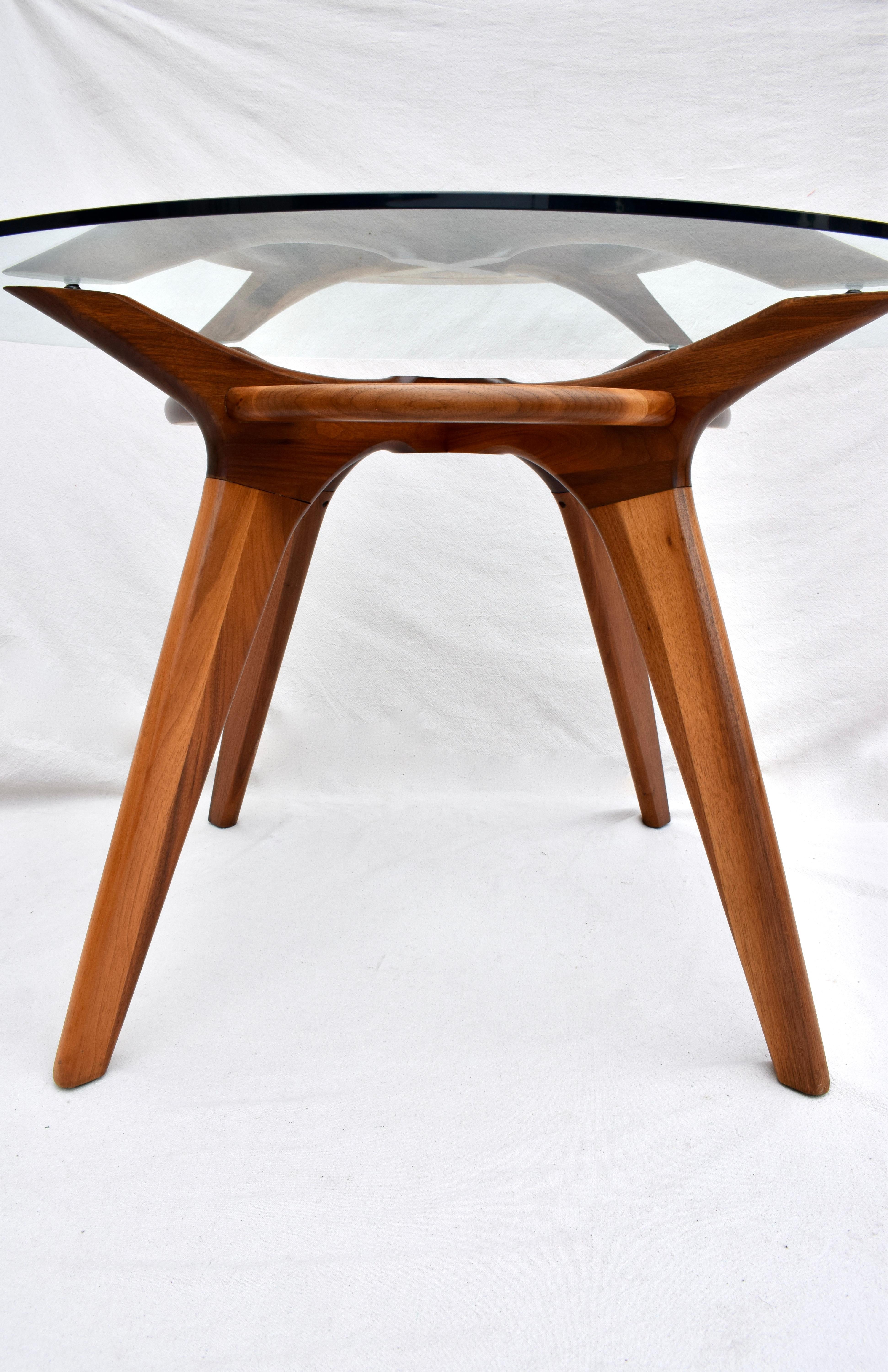 American Adrian Pearsall for Craft Associates Walnut Dining Table, 1960s