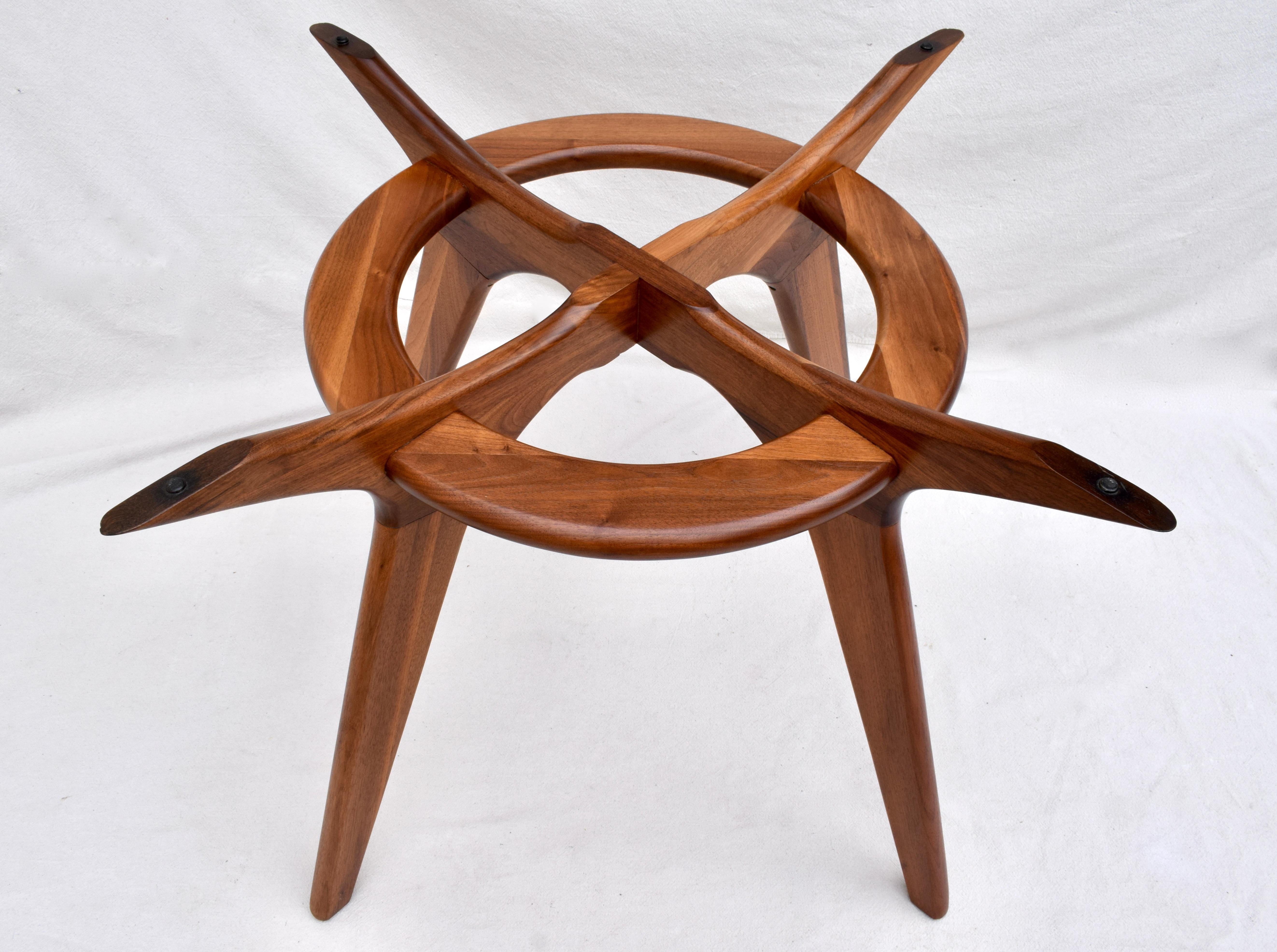 20th Century Adrian Pearsall for Craft Associates Walnut Dining Table, 1960s