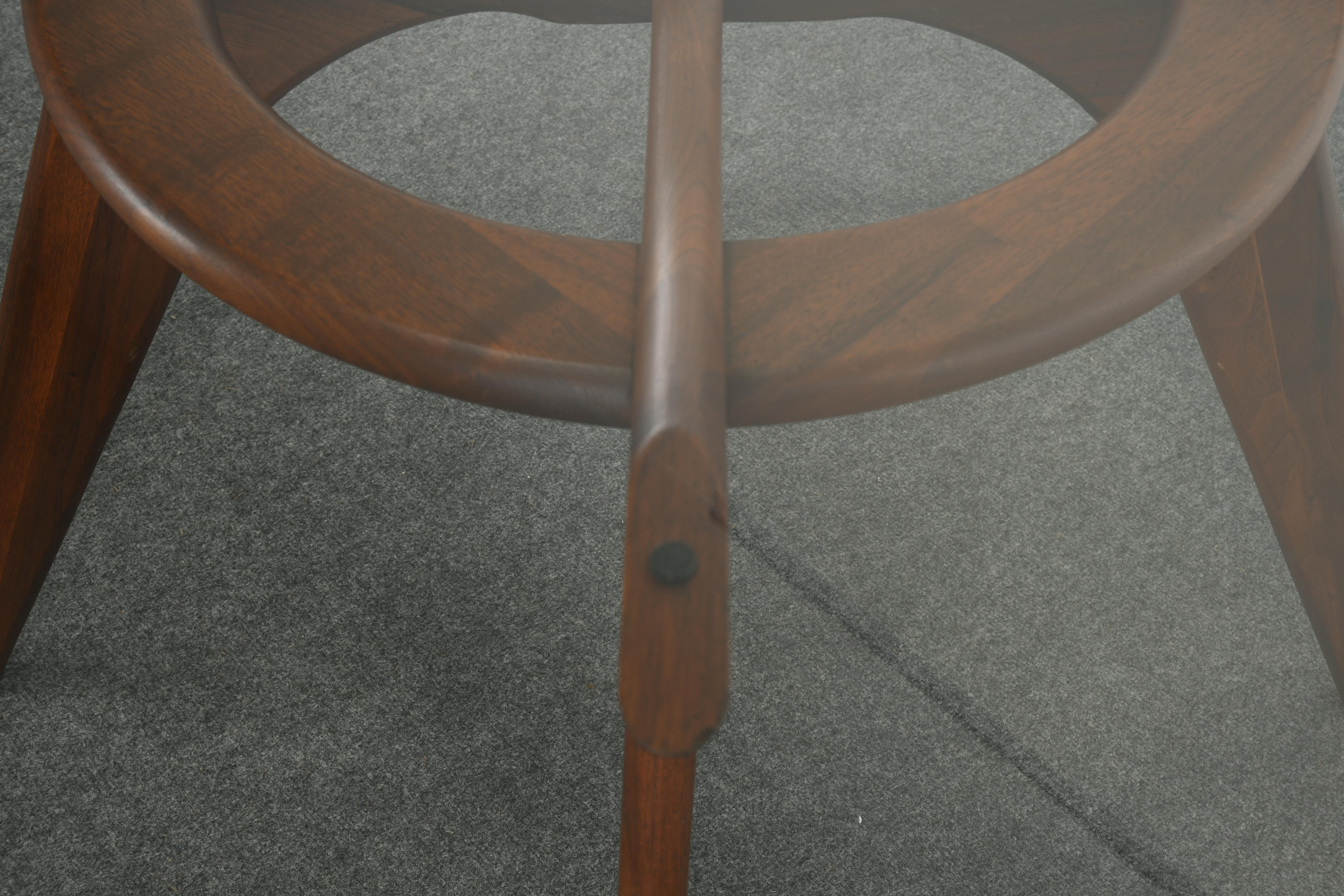 Mid-20th Century Adrian Pearsall for Craft Associates Walnut Dining Table, 1960s
