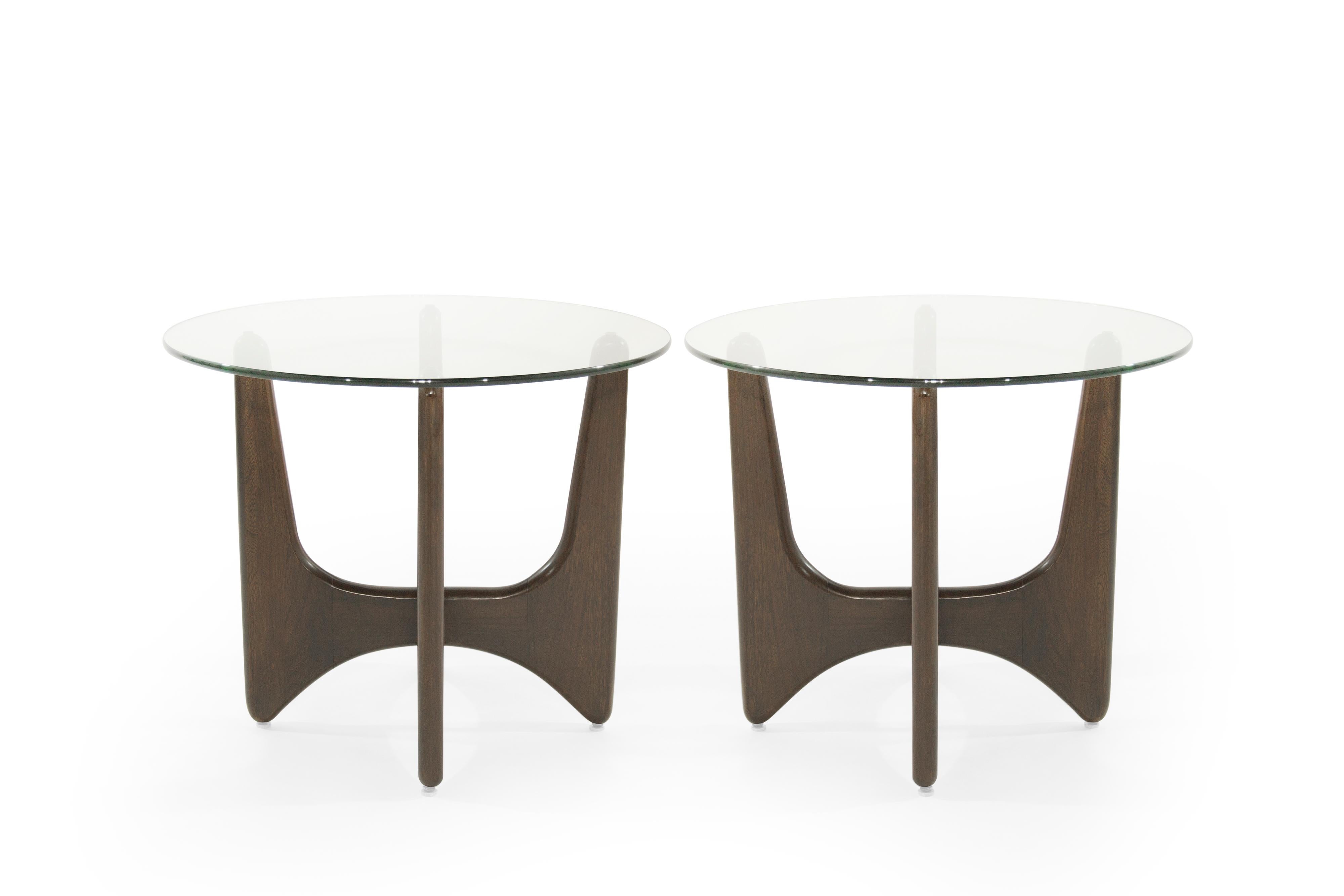 Mid-Century Modern Adrian Pearsall for Craft Associates Walnut End Tables