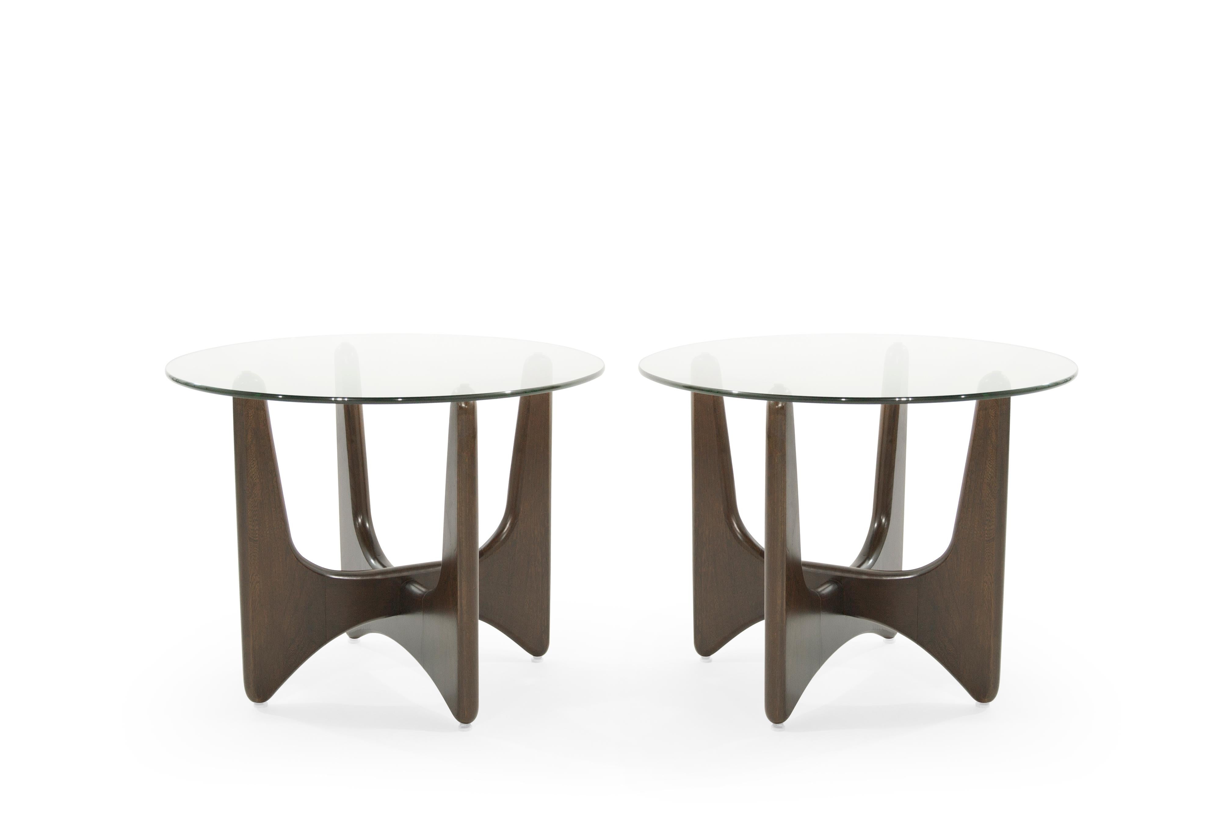 American Adrian Pearsall for Craft Associates Walnut End Tables