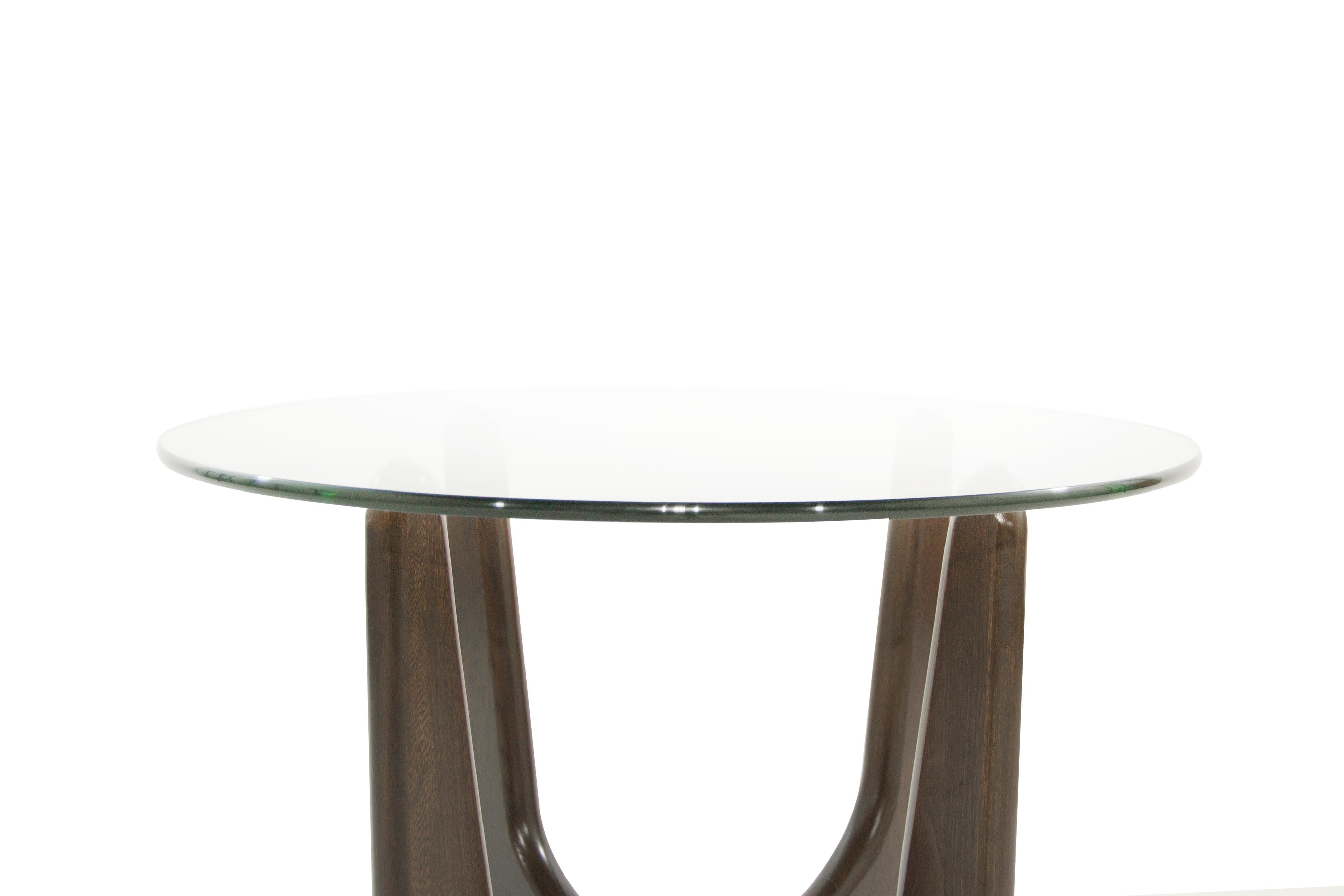 Glass Adrian Pearsall for Craft Associates Walnut End Tables