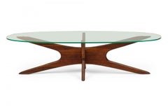 Adrian Pearsall for Craft Associates Walnut 'Jacks' Coffee Table Base