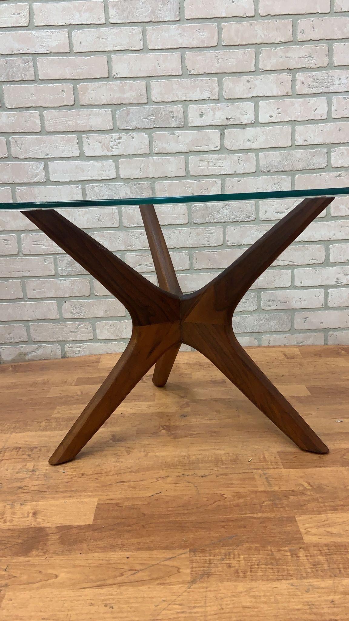 Hand-Crafted Mid Century Modern Adrian Pearsall Jacks Side Table For Sale
