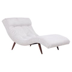 Adrian Pearsall per Craft Associates Walnut Wave Chaise