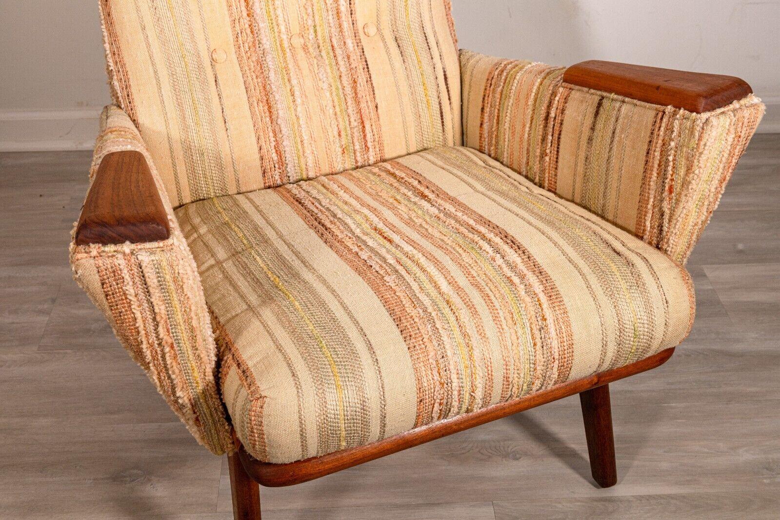 Adrian Pearsall for Craft Mid Century Modern High Back Slim Jim Accent Armchair 5