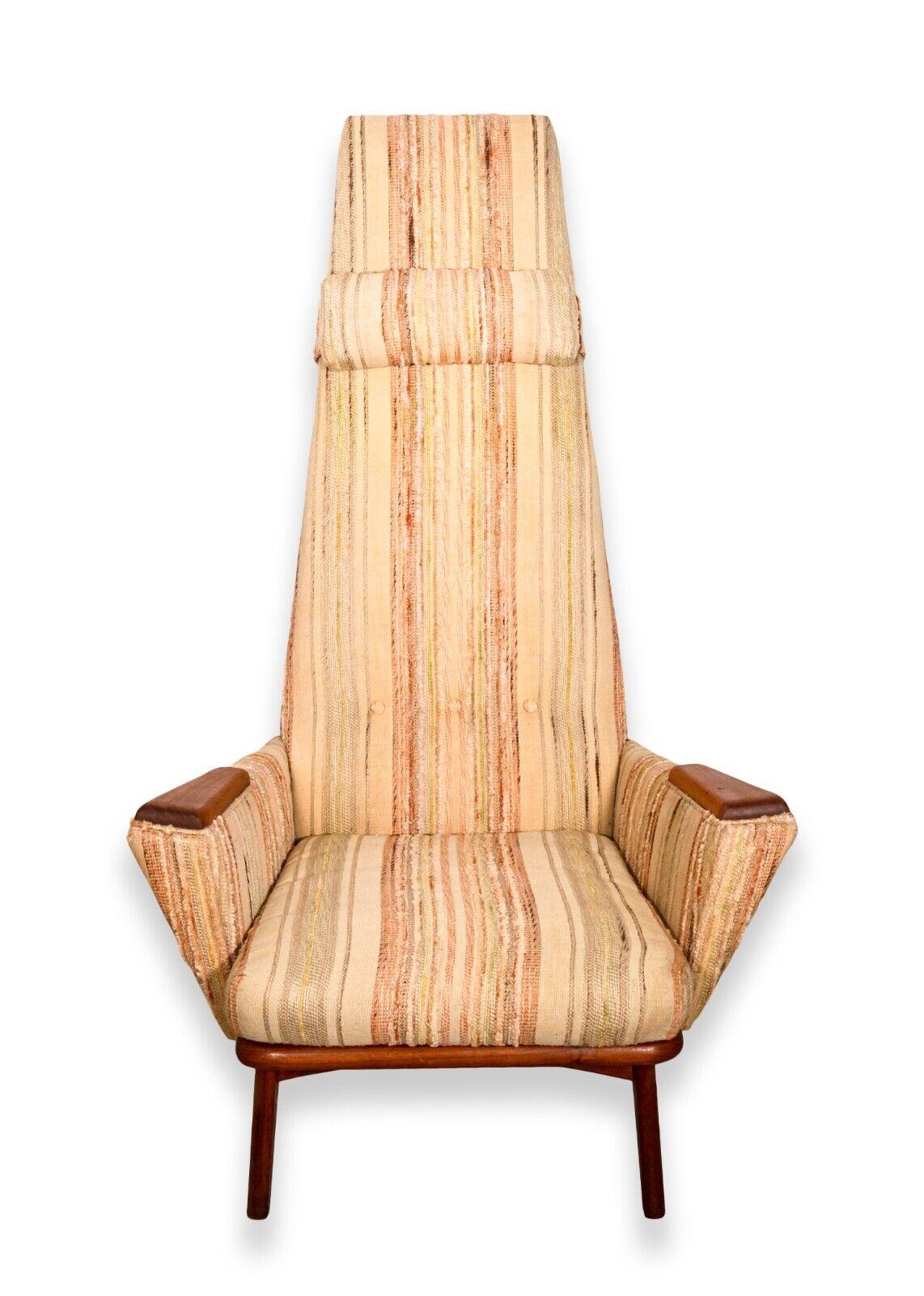 An Adrian Pearsall for Craft Slim Jim accent chair. A wonderful whimsical mid century modern piece of furniture from the great mind of Adrian Pearsall. The 