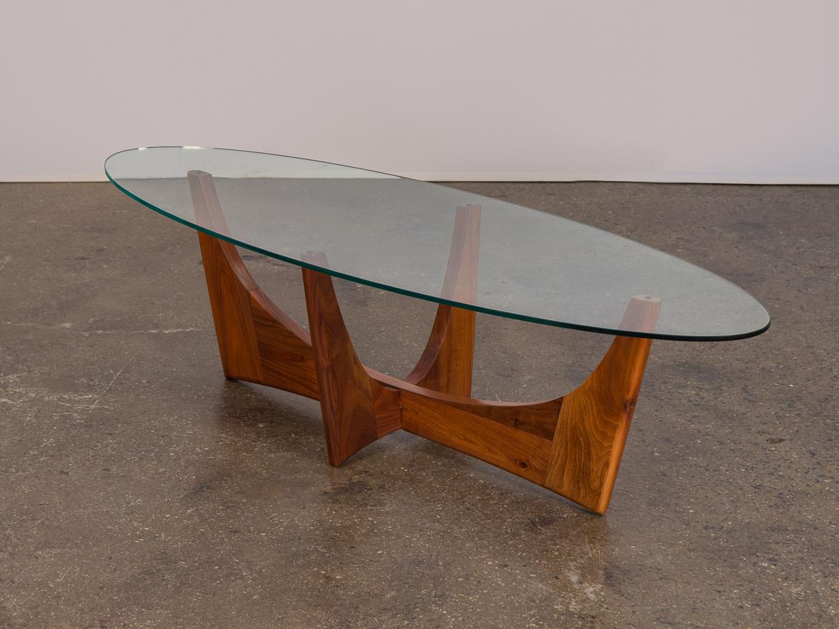 Mid-Century Modern Adrian Pearsall Glass Coffee Table
