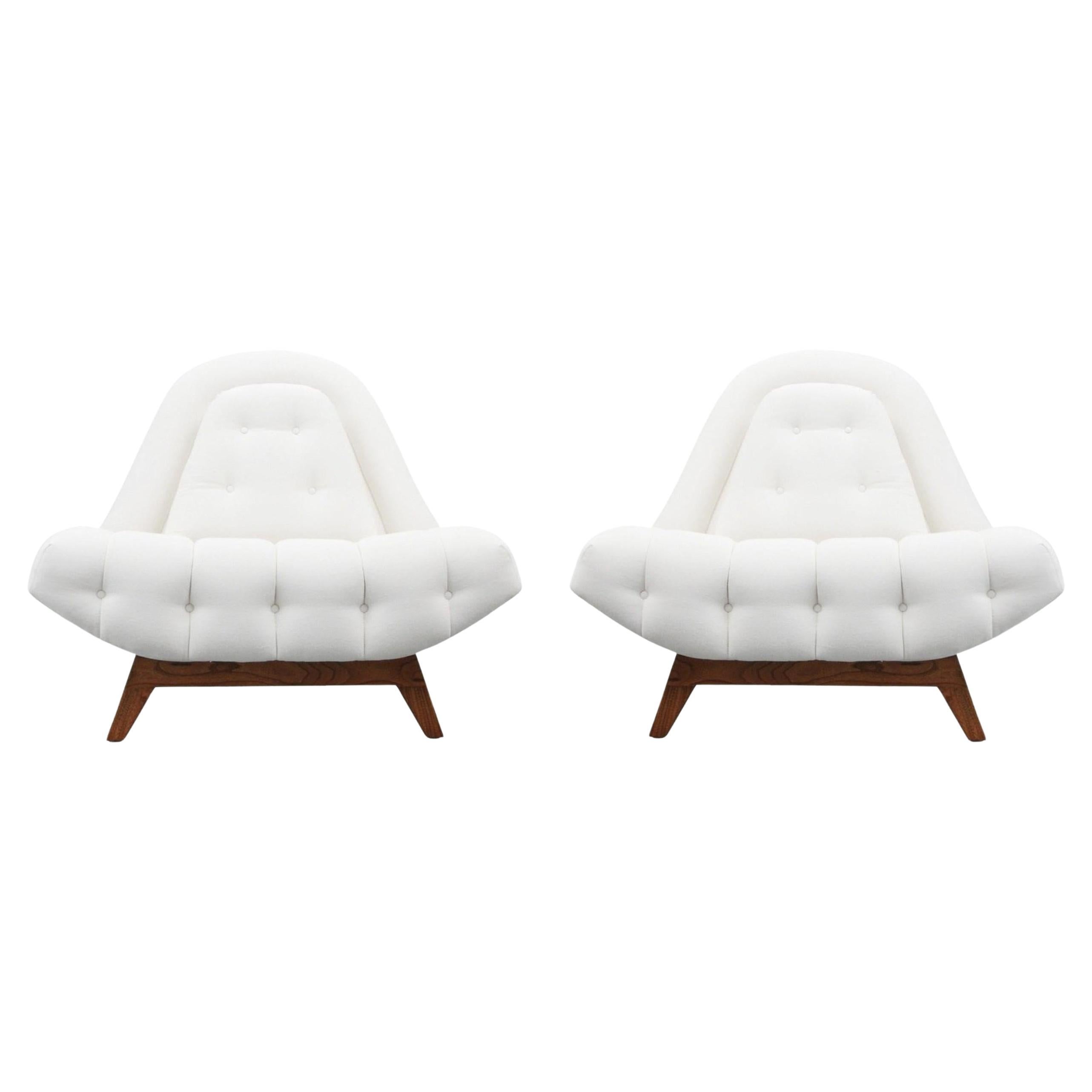 Adrian Pearsall 'Gondola' Button-Tufted Chairs for Craft Associates