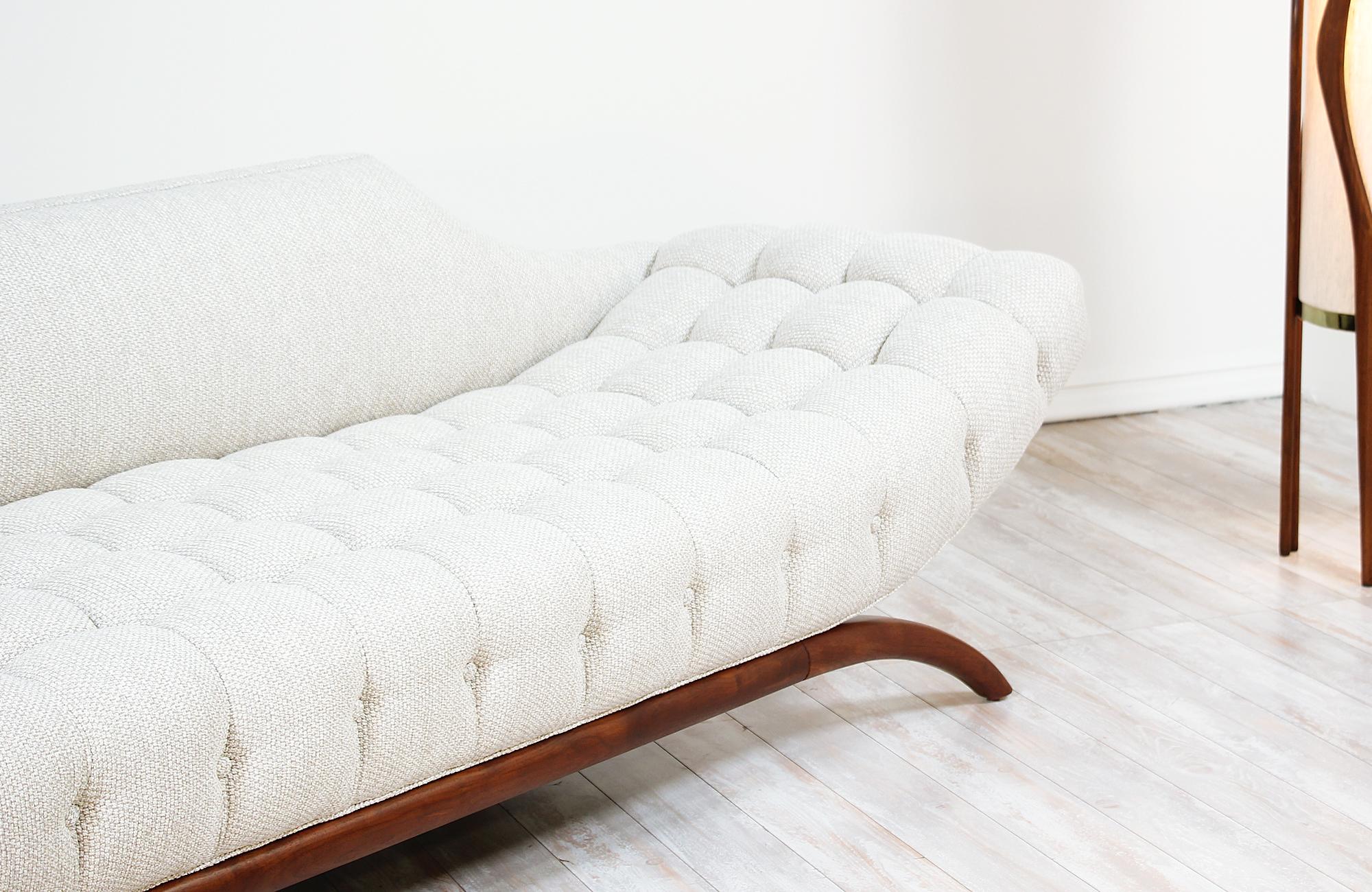 Adrian Pearsall `Gondola` Button-Tufted Sofa for Craft Associates 1