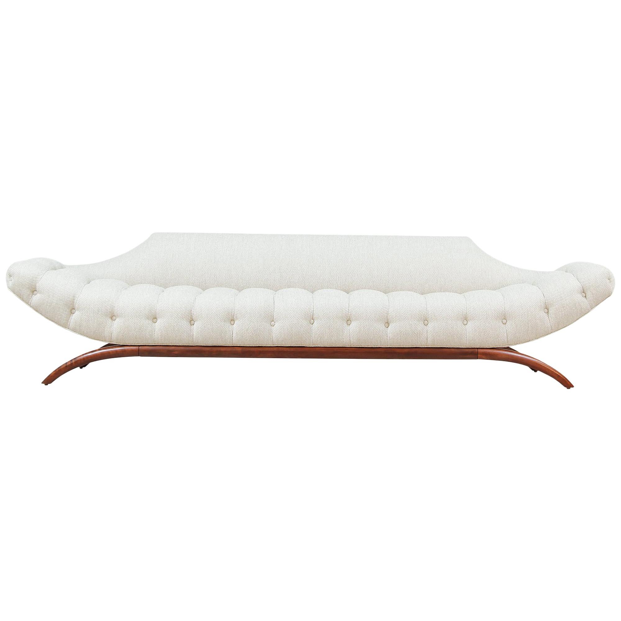 Adrian Pearsall `Gondola` Button-Tufted Sofa for Craft Associates