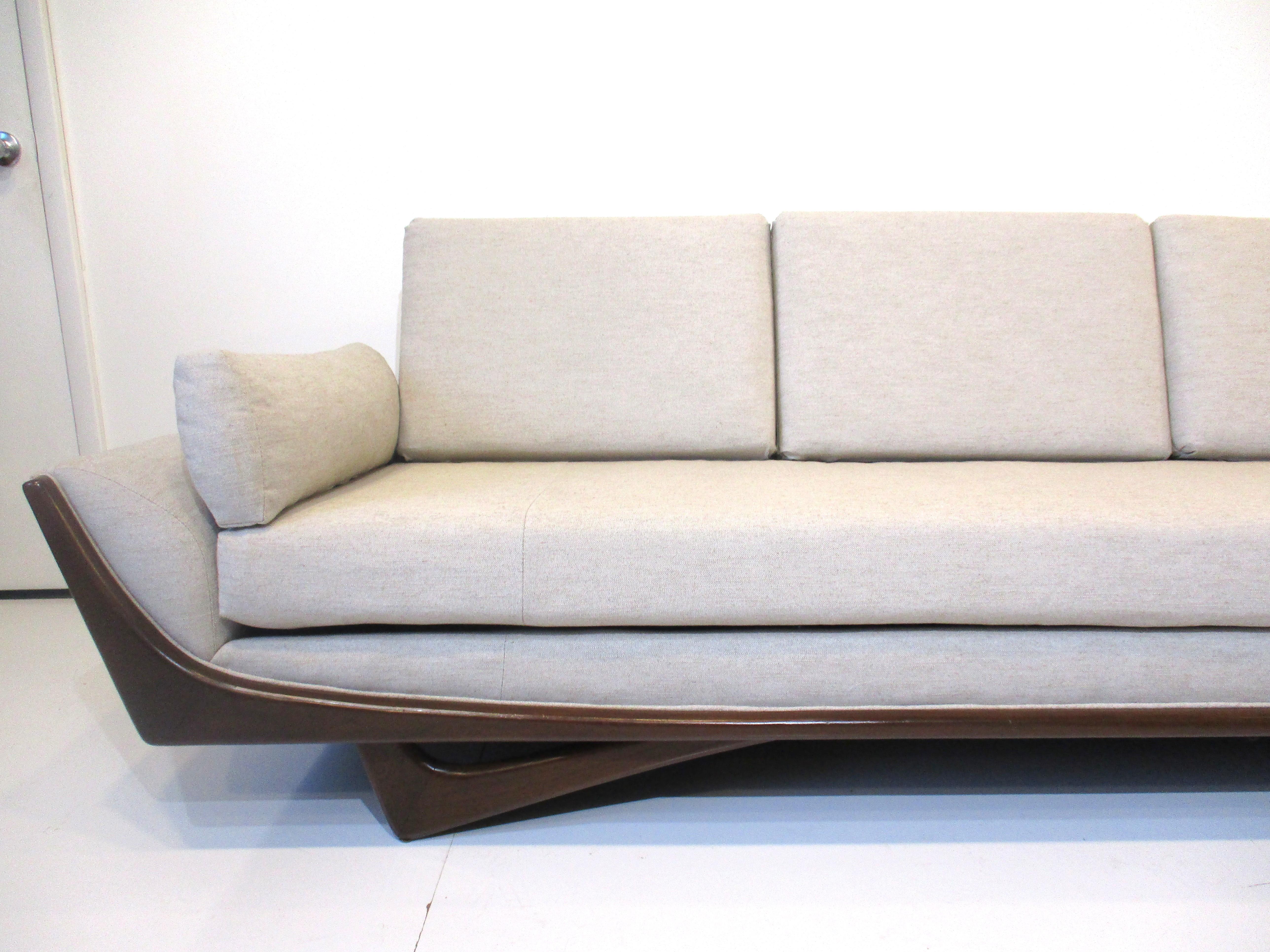 Mid-Century Modern Adrian Pearsall Gondola Mid Century Sofa for Craft Associates 