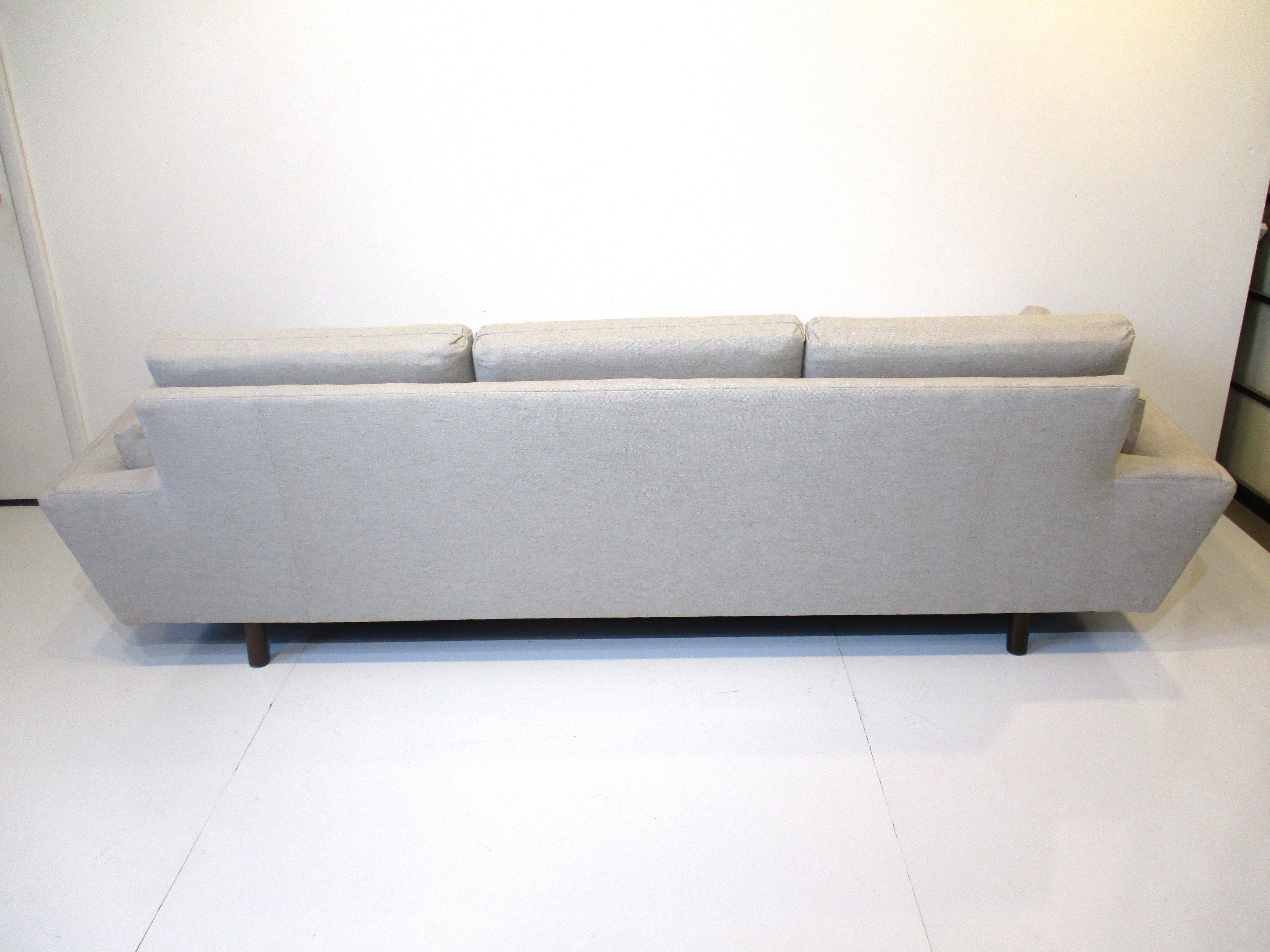 Upholstery Adrian Pearsall Gondola Mid Century Sofa for Craft Associates 