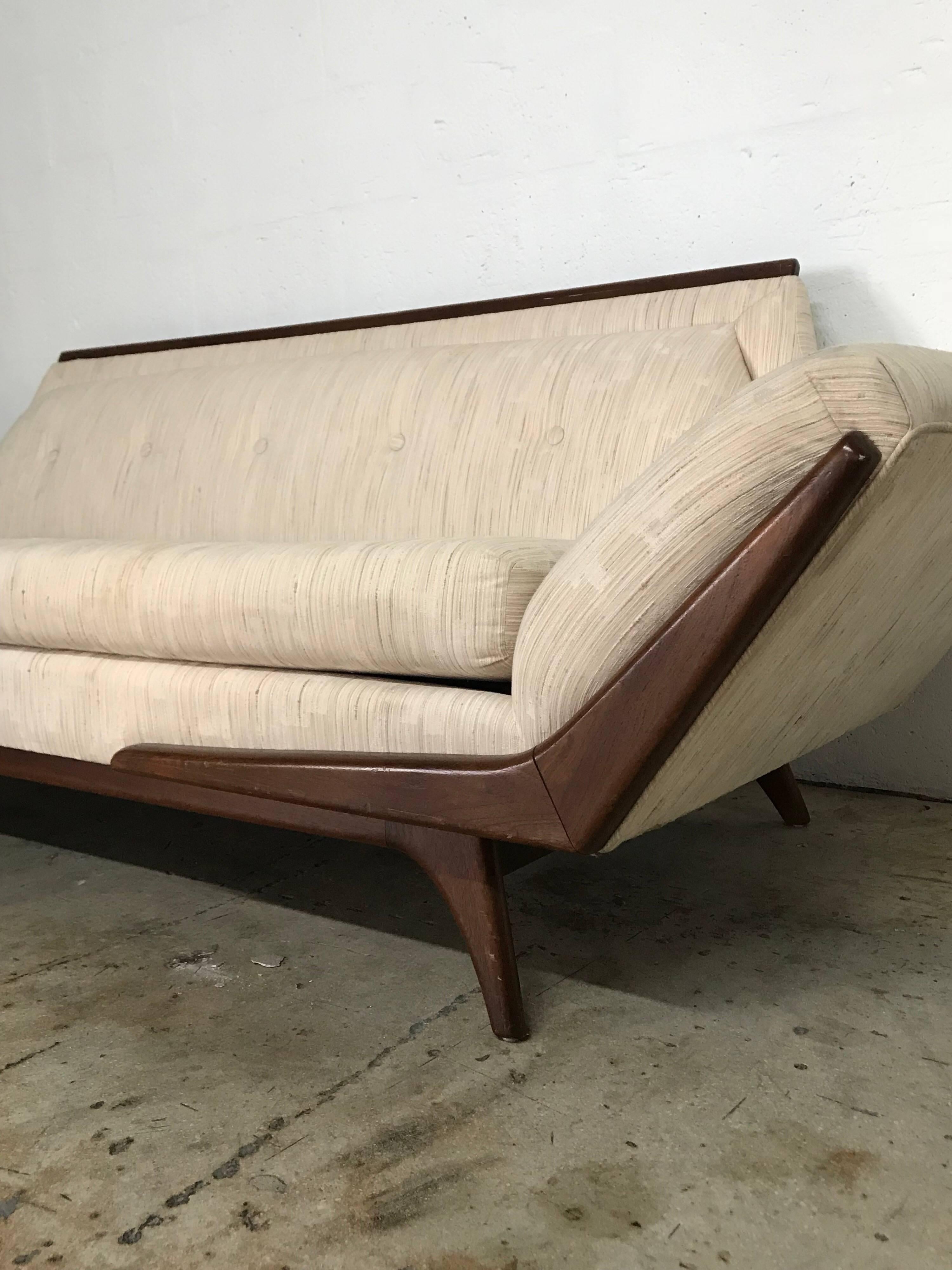 Upholstery Adrian Pearsall Gondola Sofa for Craft Associates