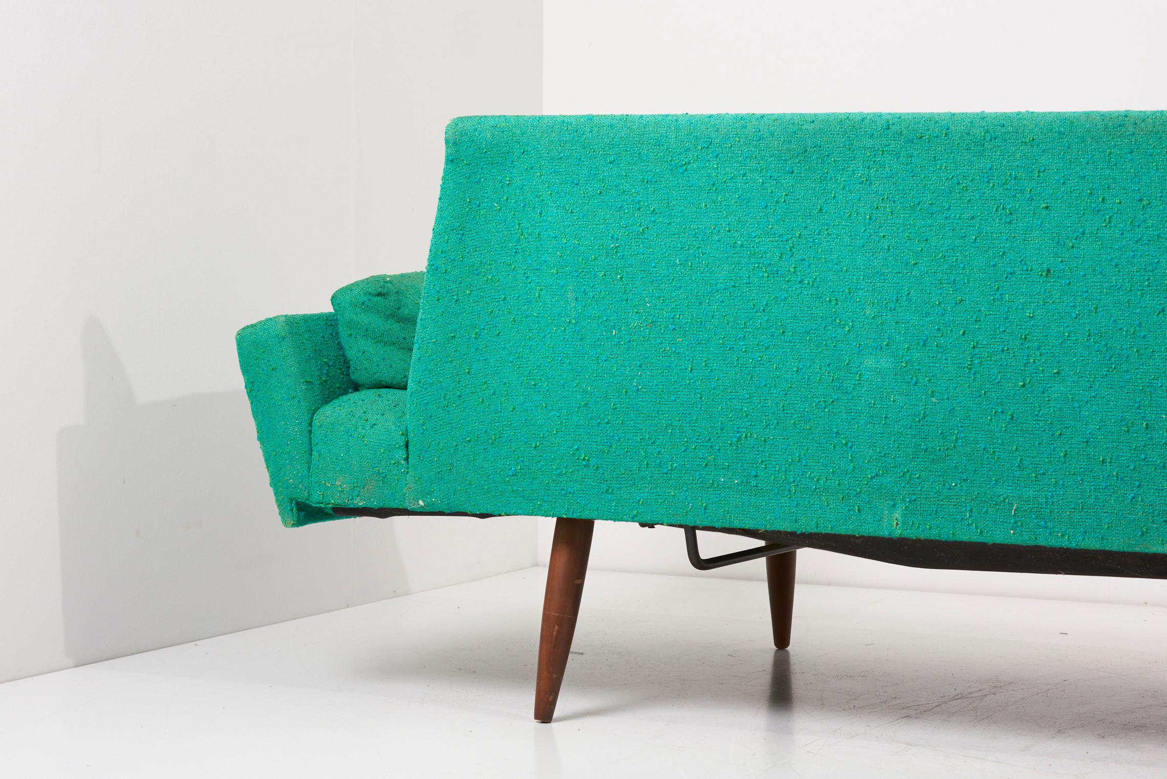 Adrian Pearsall Grünes Gondola-Sofa für Craft Associates, USA, 1960er Jahre im Angebot 9