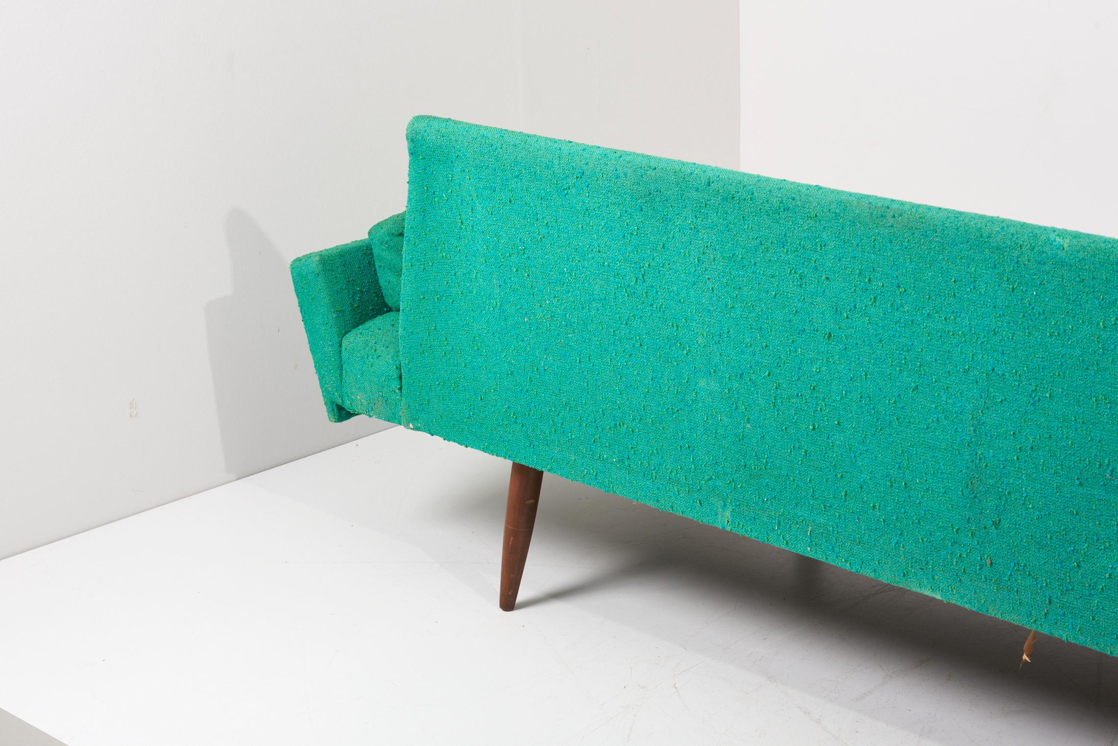 Adrian Pearsall Grünes Gondola-Sofa für Craft Associates, USA, 1960er Jahre im Angebot 11