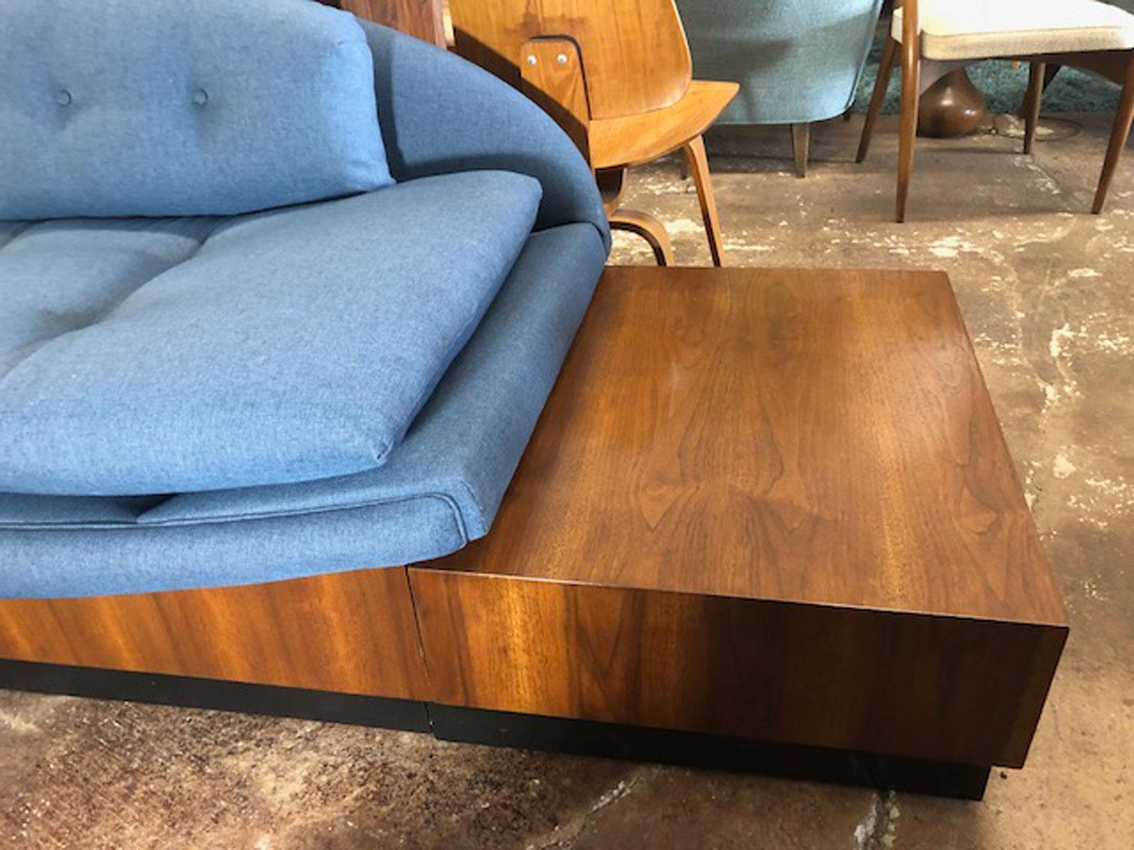Upholstery Adrian Pearsall Gondola Sofa For Sale