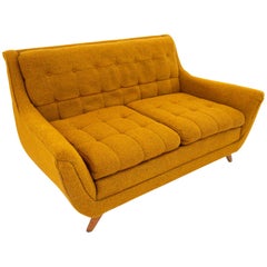 Adrian Pearsall Gondola Style Norwalk Furniture Midcentury Loveseat