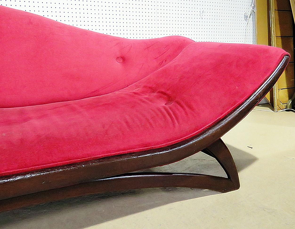American Adrian Pearsall Gondola Style Sofa