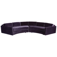 Adrian Pearsall Half-Round Sectional Sofa