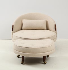 Adrian Pearsall Havana Chair and Ottoman