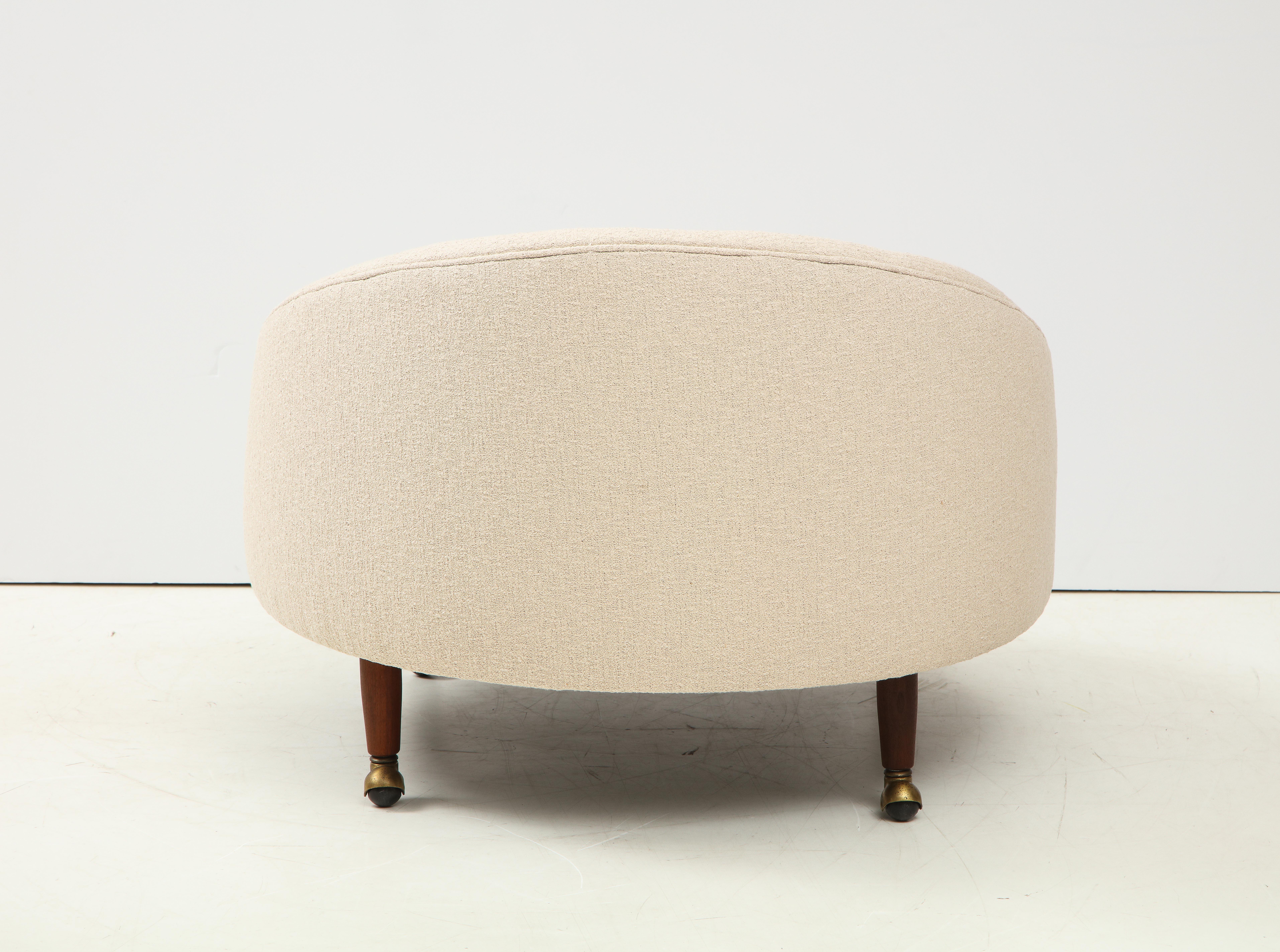 Fabric Adrian Pearsall Havana Chair and Ottoman
