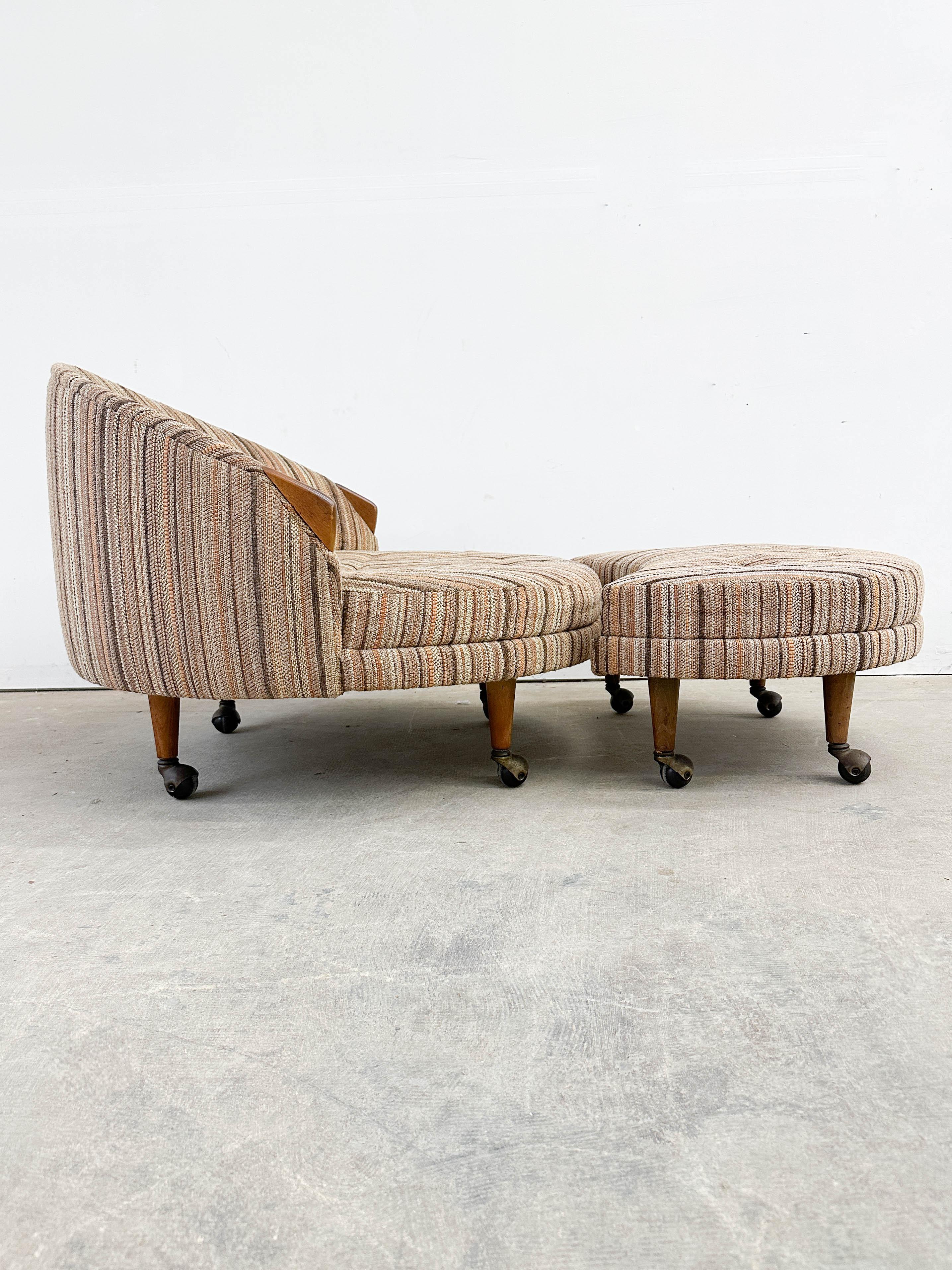 Adrian Pearsall 'Havana' chair and ottoman 2