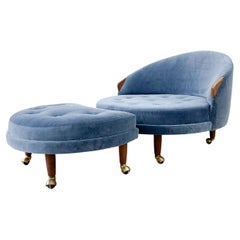 Sedia e pouf "Havana" di Adrian Pearsall