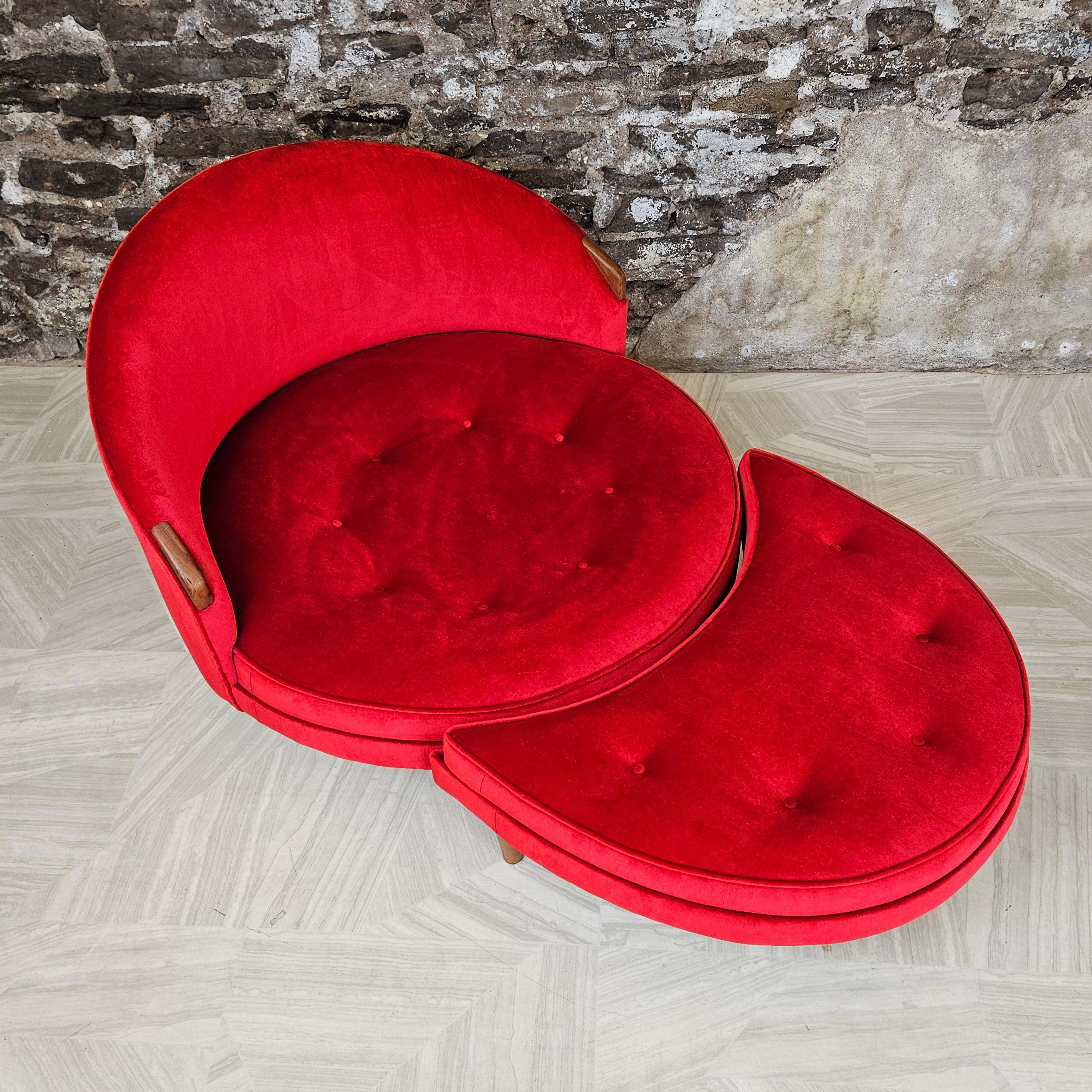 Adrian Pearsall Havana Loungesessel und Ottomane für Craft Associates im Angebot 3